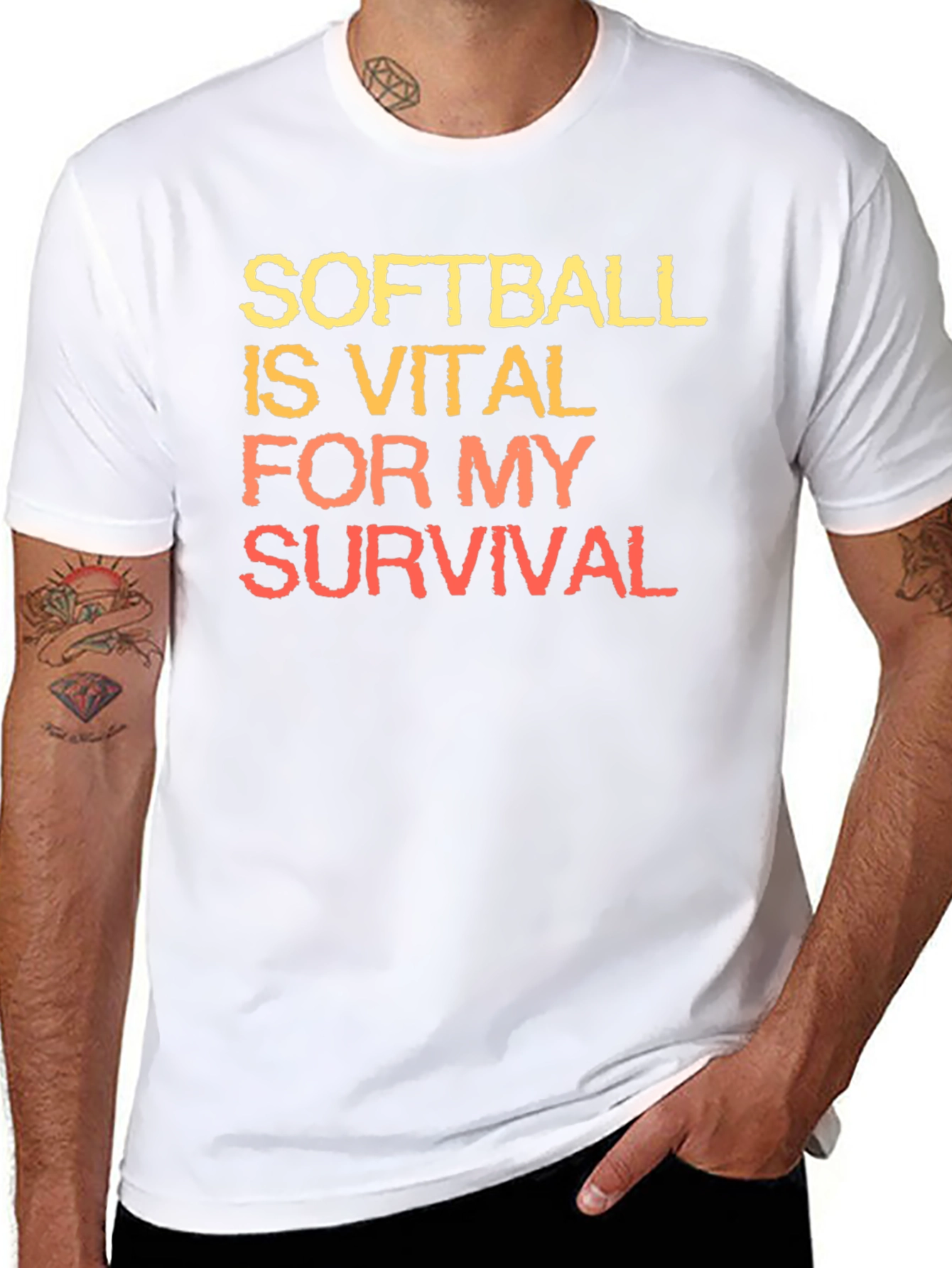 Softball is Vital Graphic T-Shirt