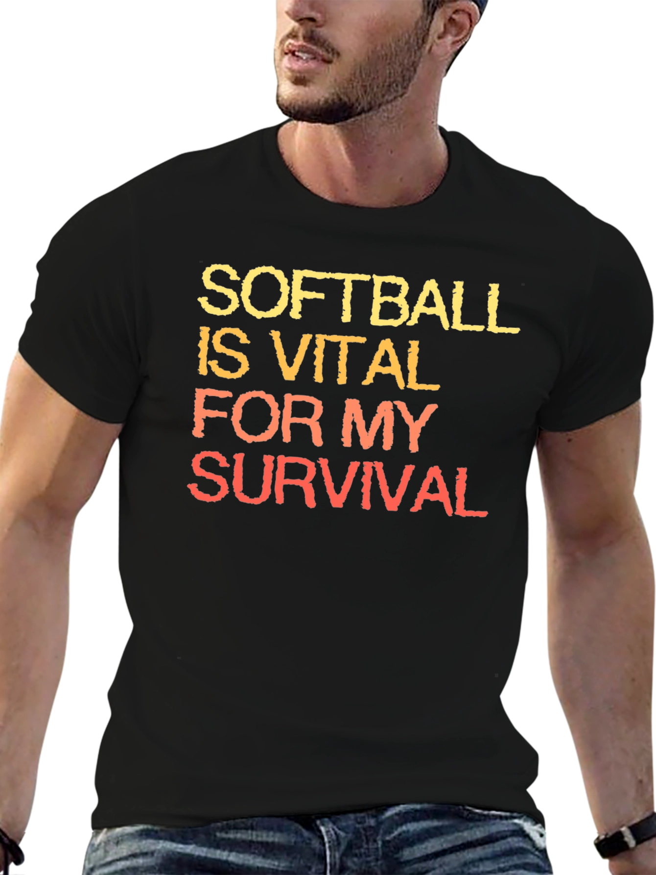 Softball is Vital Graphic T-Shirt