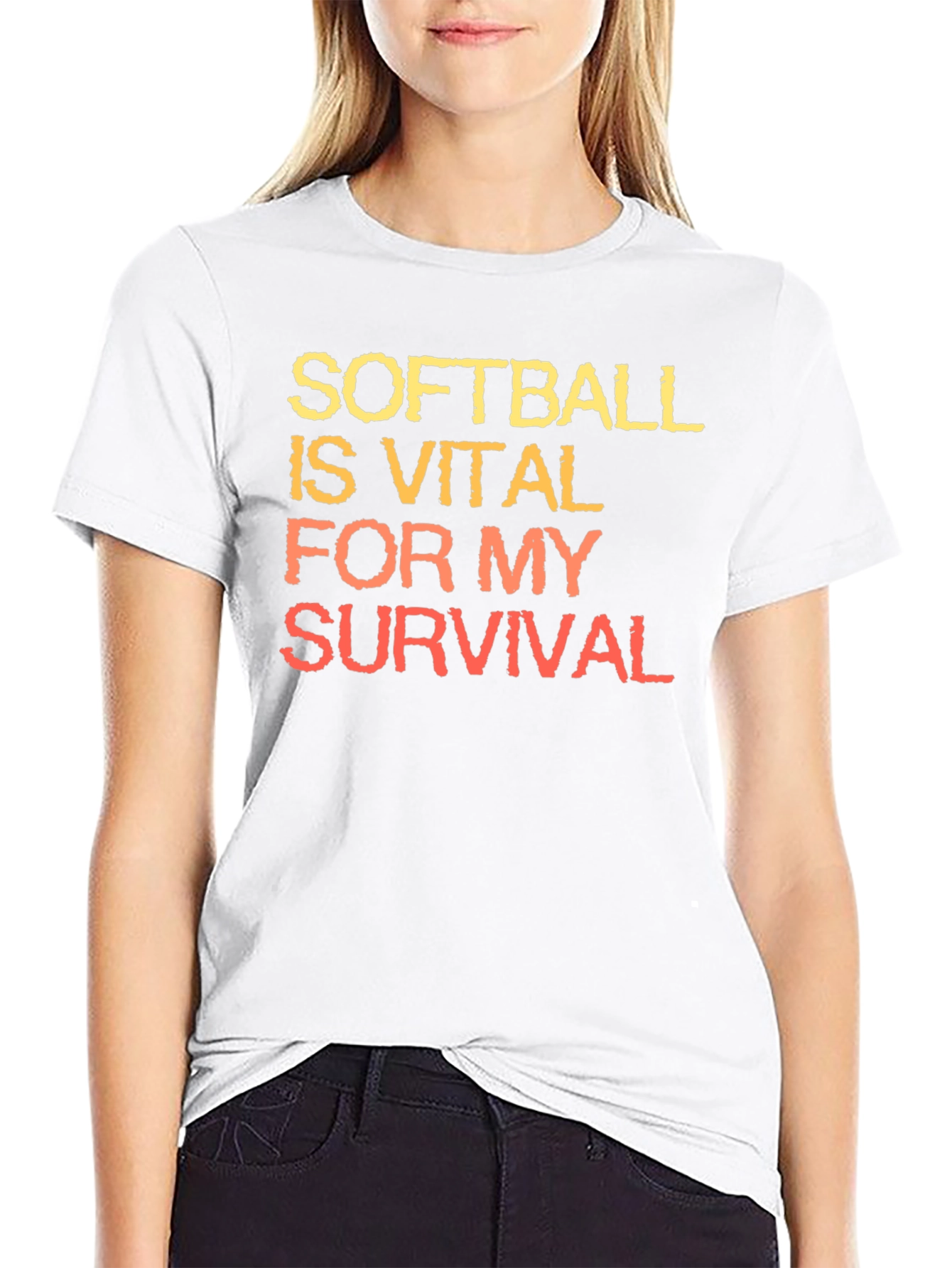 Softball is Vital Graphic T-Shirt