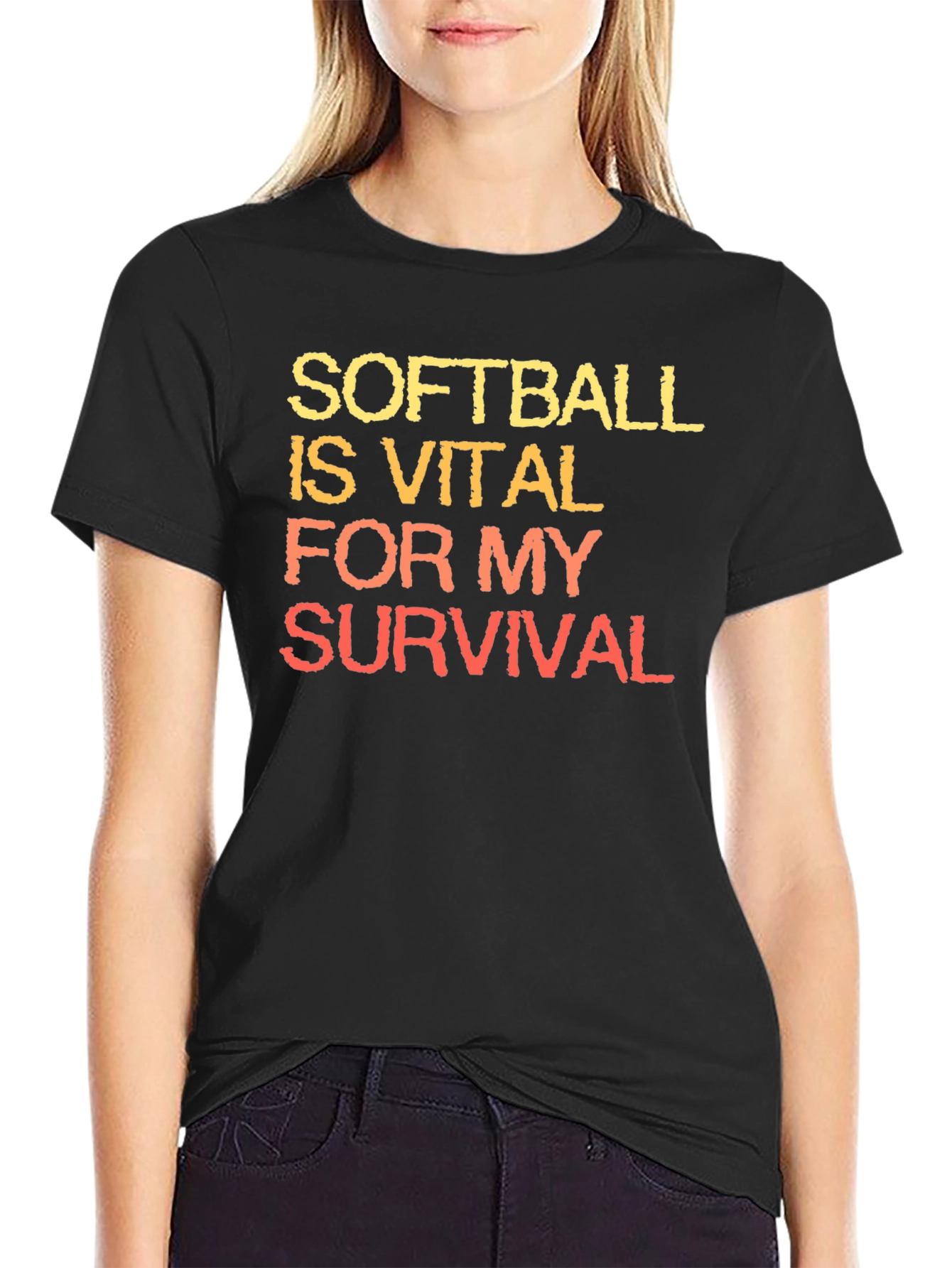 Softball is Vital Graphic T-Shirt
