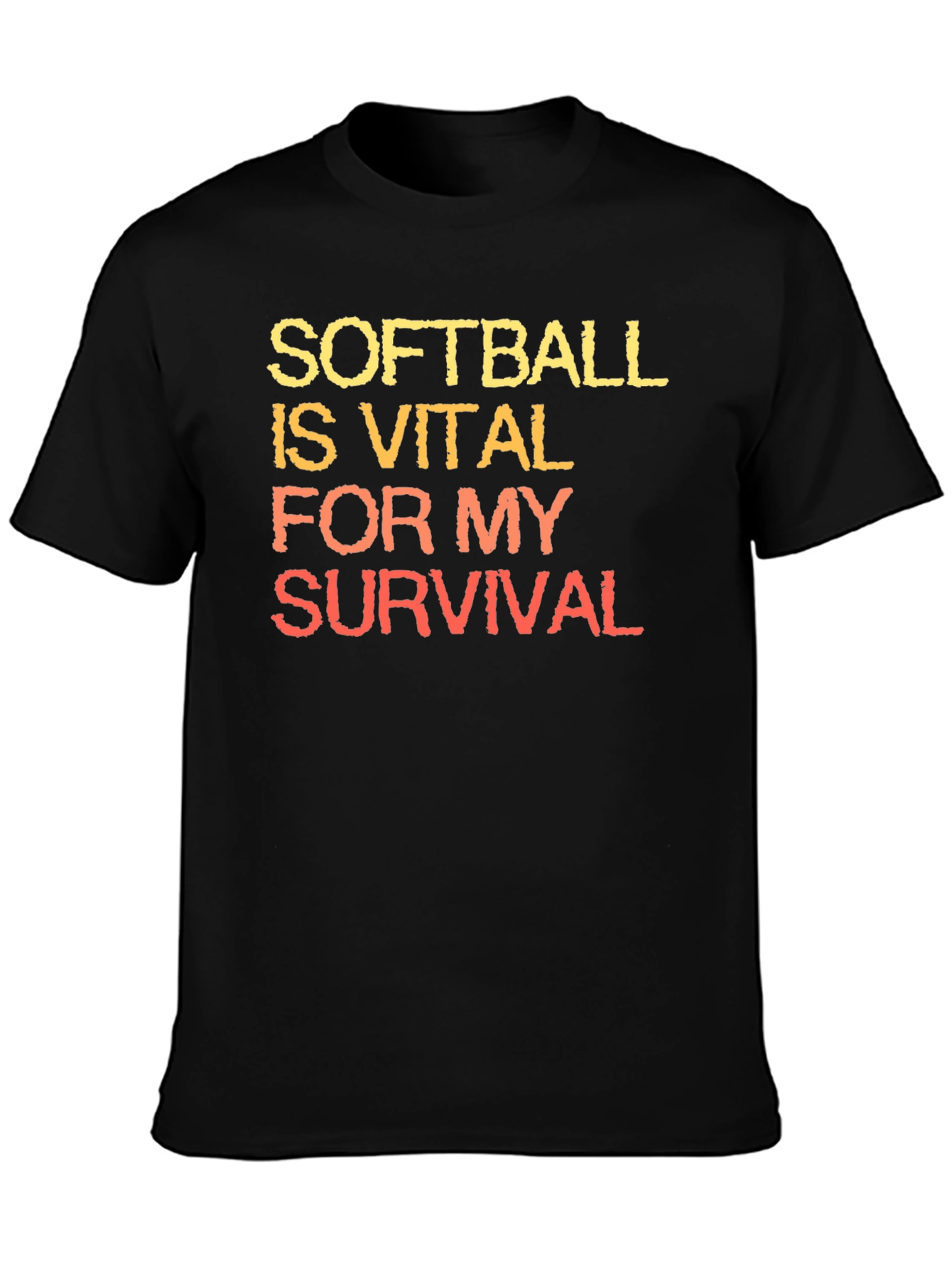 Softball is Vital Graphic T-Shirt