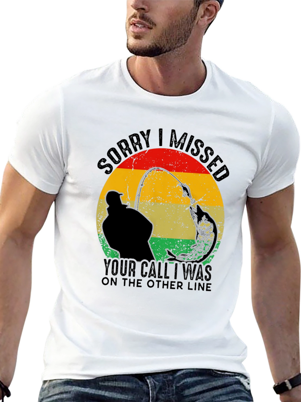 Sorry I Missed Your Call Fishing T-Shirt