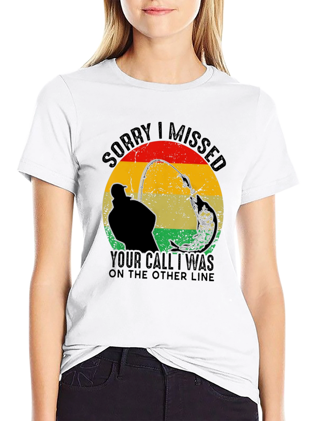 Sorry I Missed Your Call Fishing T-Shirt