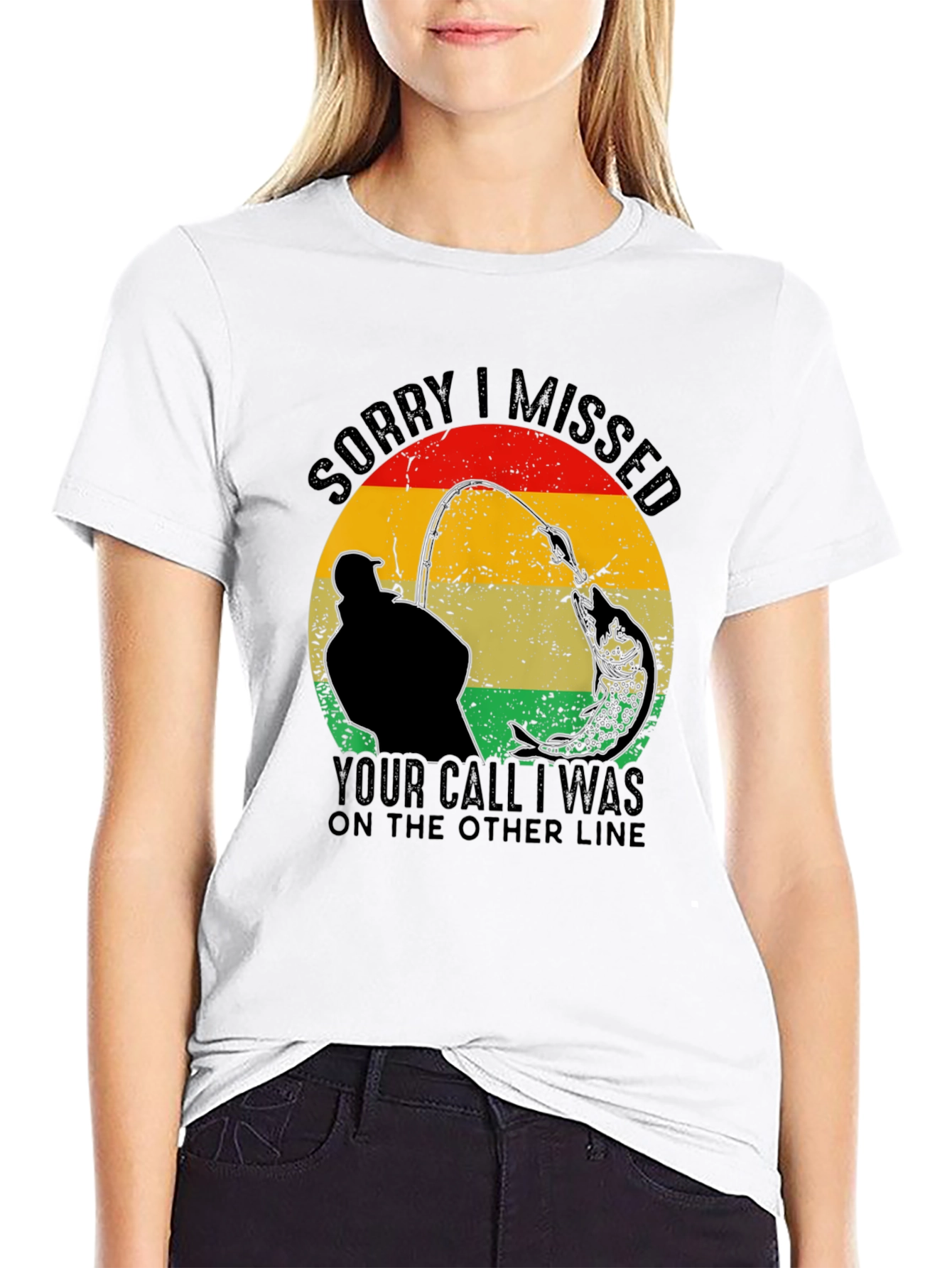 Sorry I Missed Your Call Fishing T-Shirt