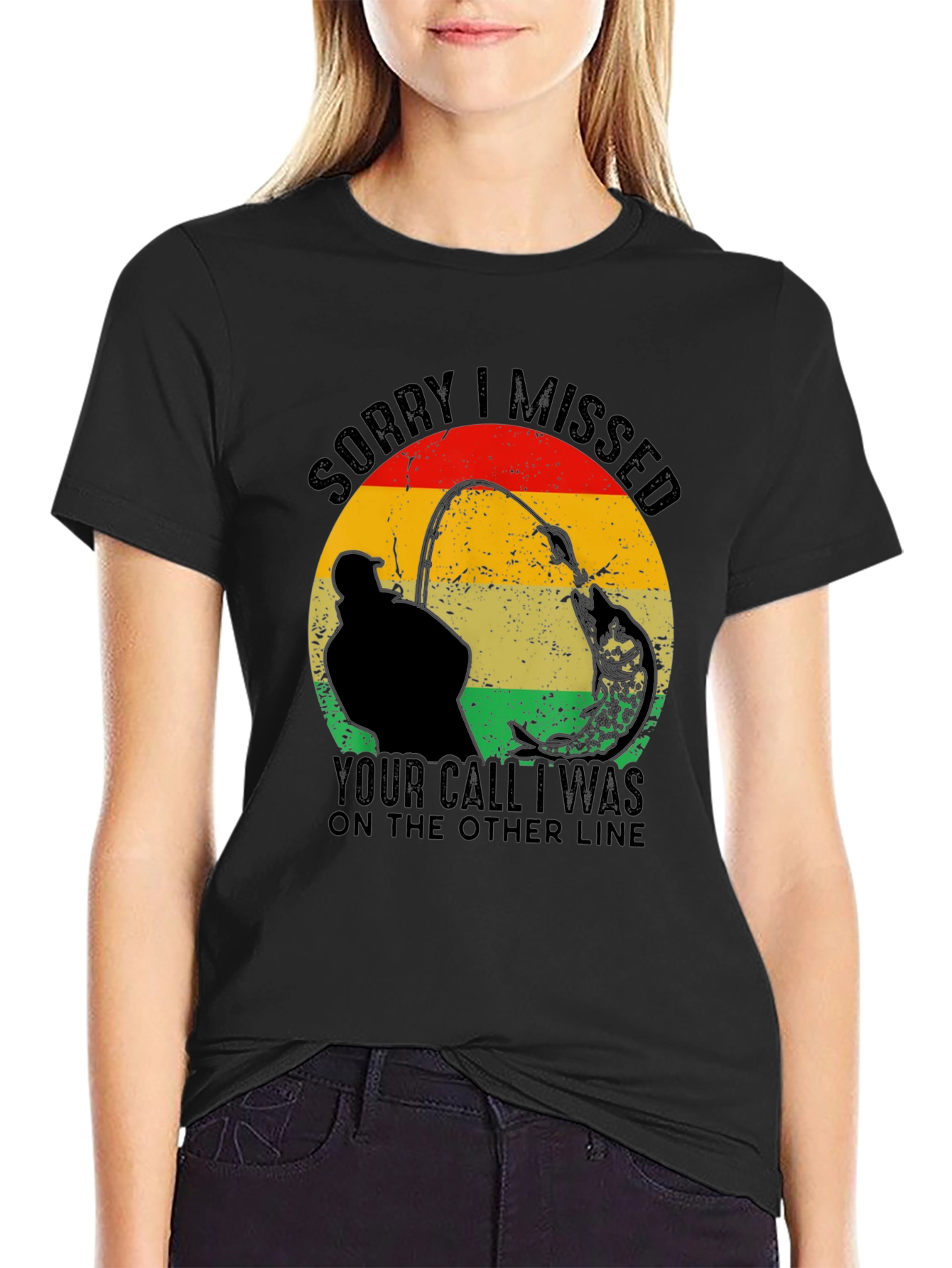 Sorry I Missed Your Call Fishing T-Shirt