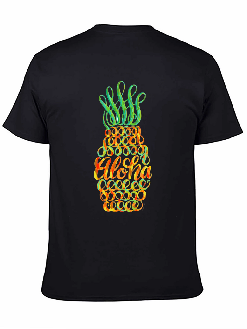 Aloha Pineapple Graphic T-Shirt - Tropical Vibe