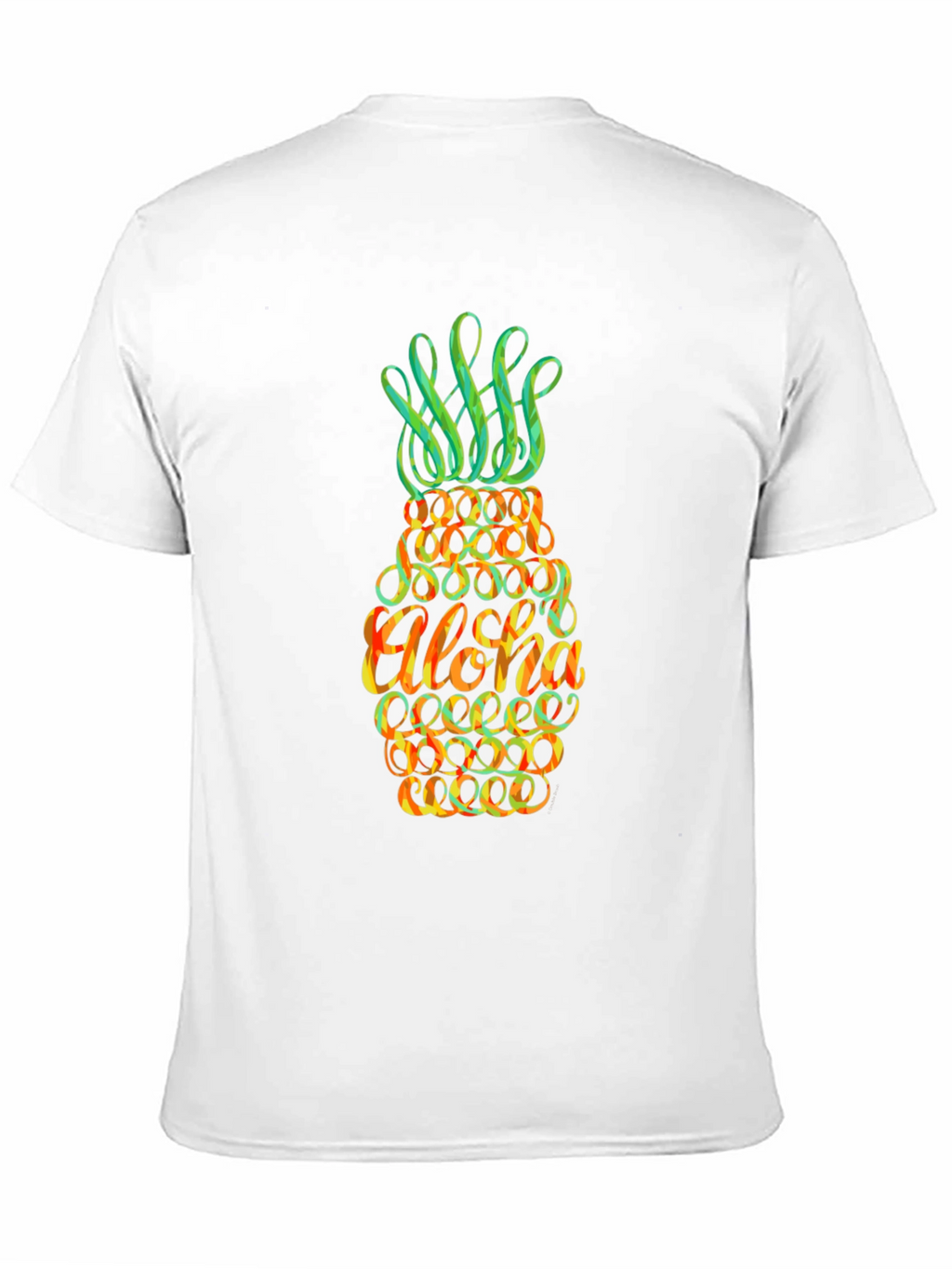 Aloha Pineapple Graphic T-Shirt - Tropical Vibe