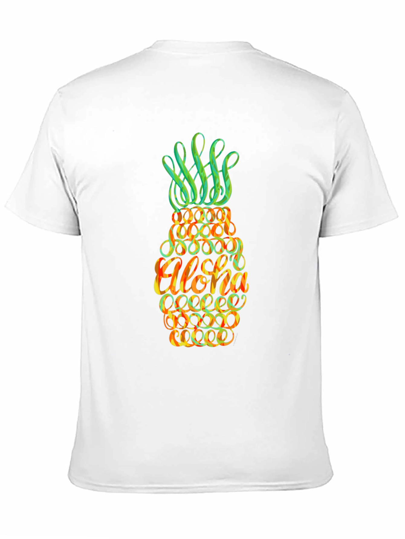 Aloha Pineapple Graphic T-Shirt - Tropical Vibe