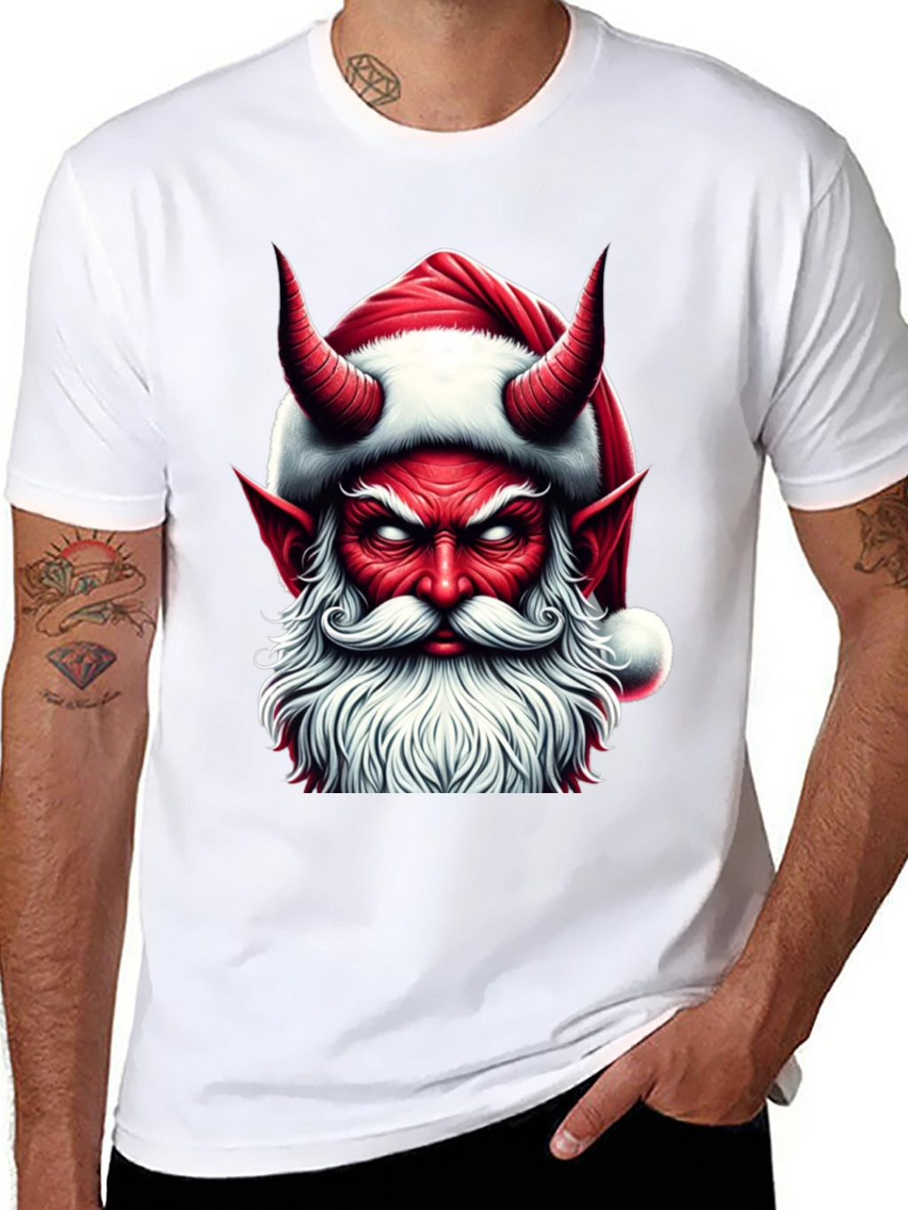 Devil Santa Graphic T-Shirt