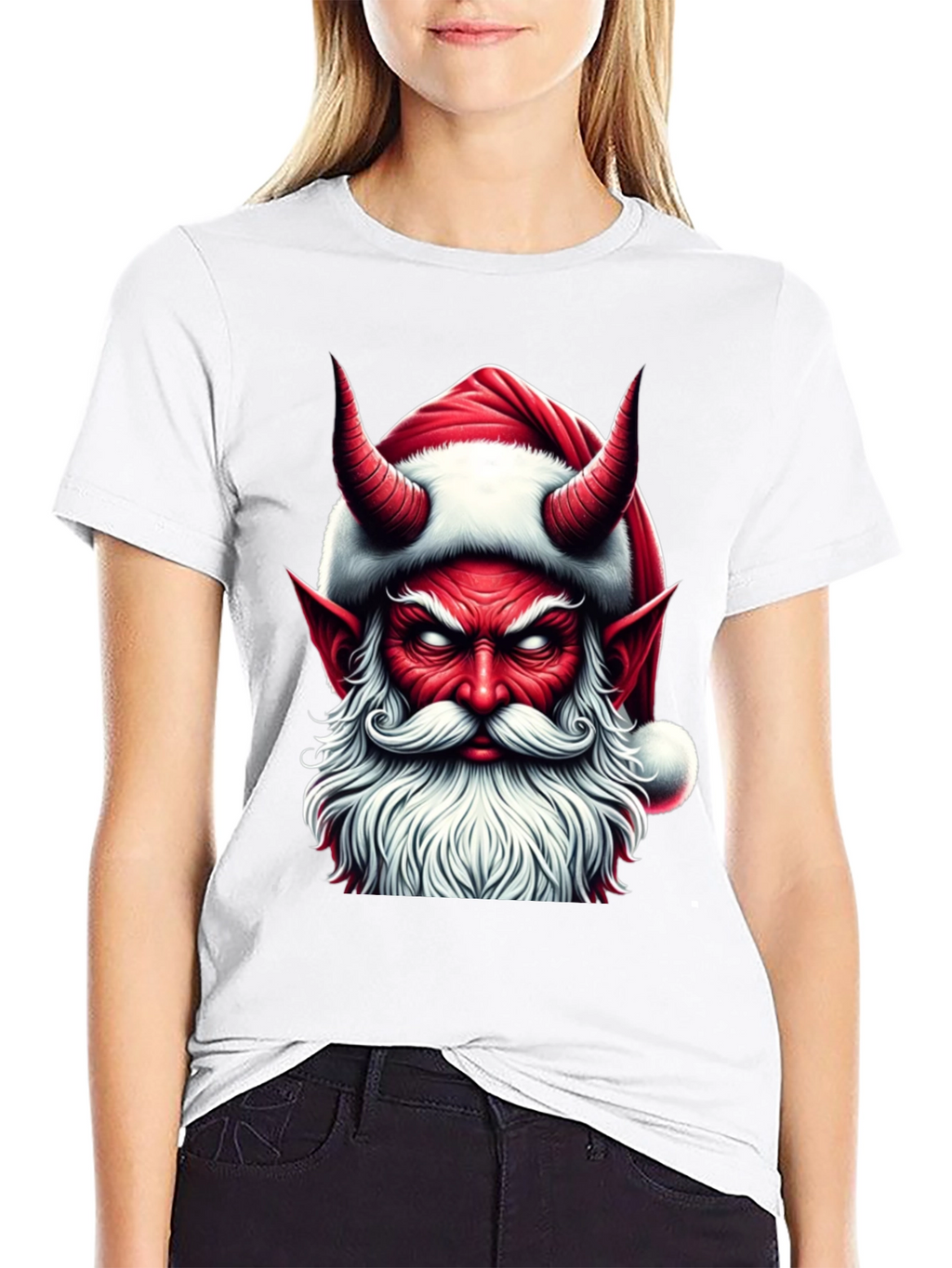 Devil Santa Graphic T-Shirt