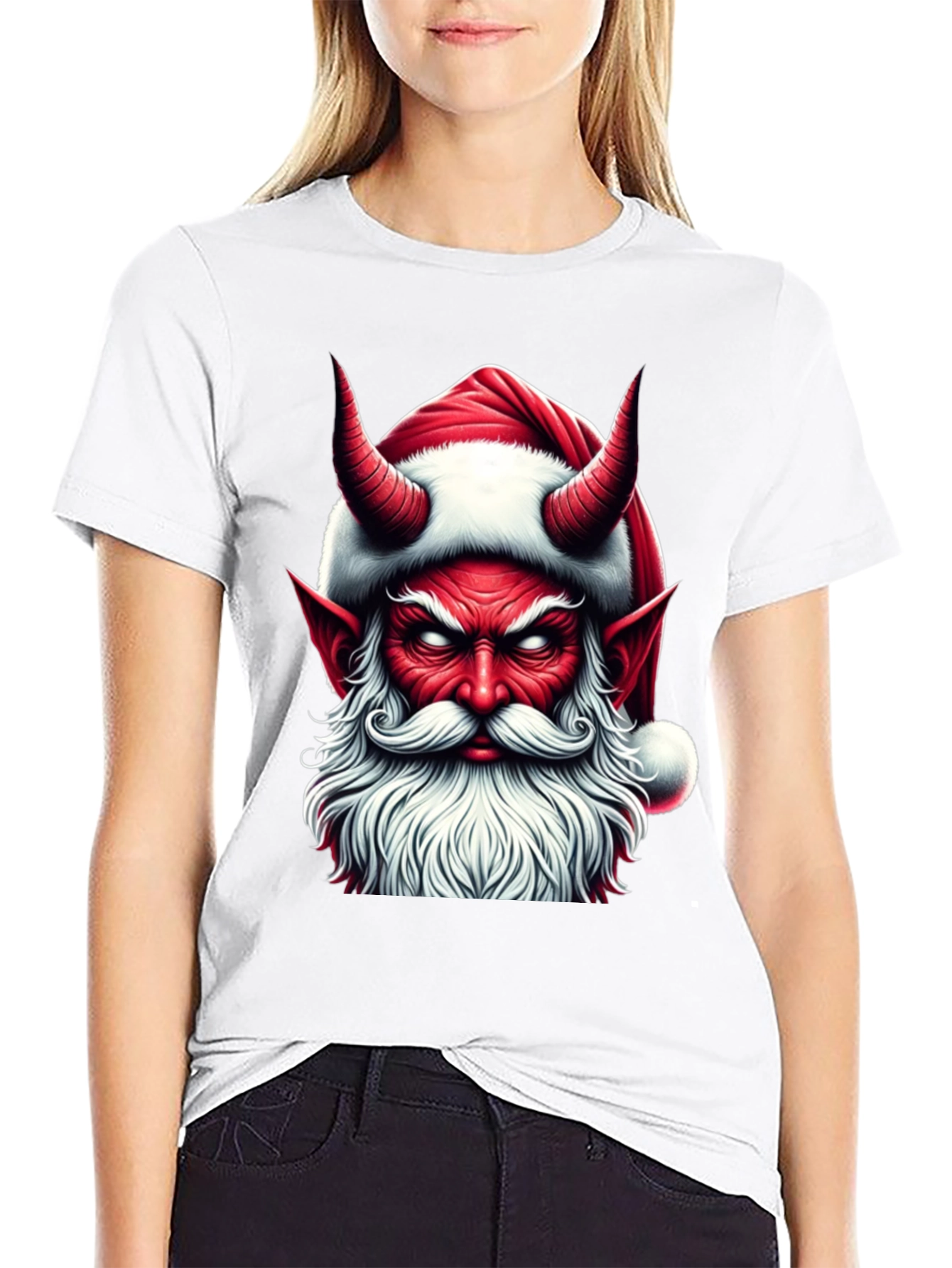 Devil Santa Graphic T-Shirt