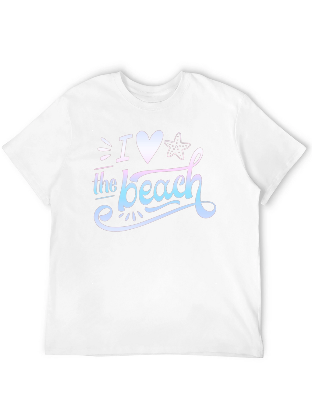 I Love the Beach Graphic T-Shirt