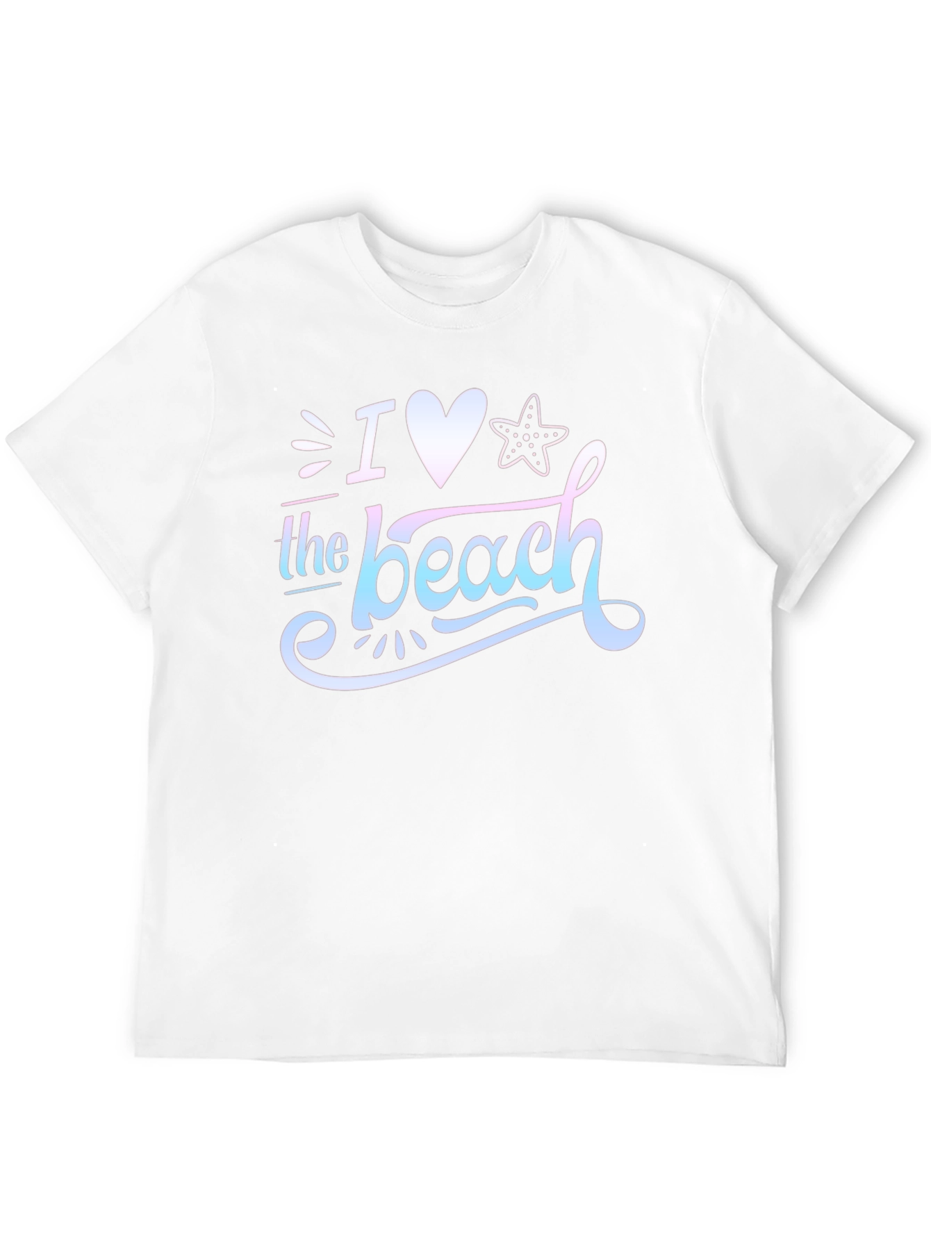 I Love the Beach Graphic T-Shirt
