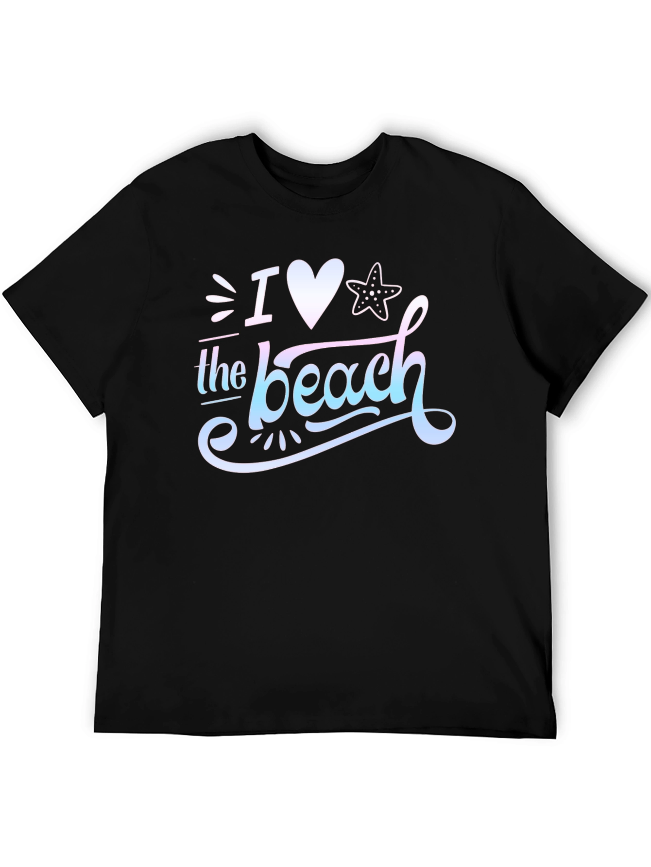 I Love the Beach Graphic T-Shirt