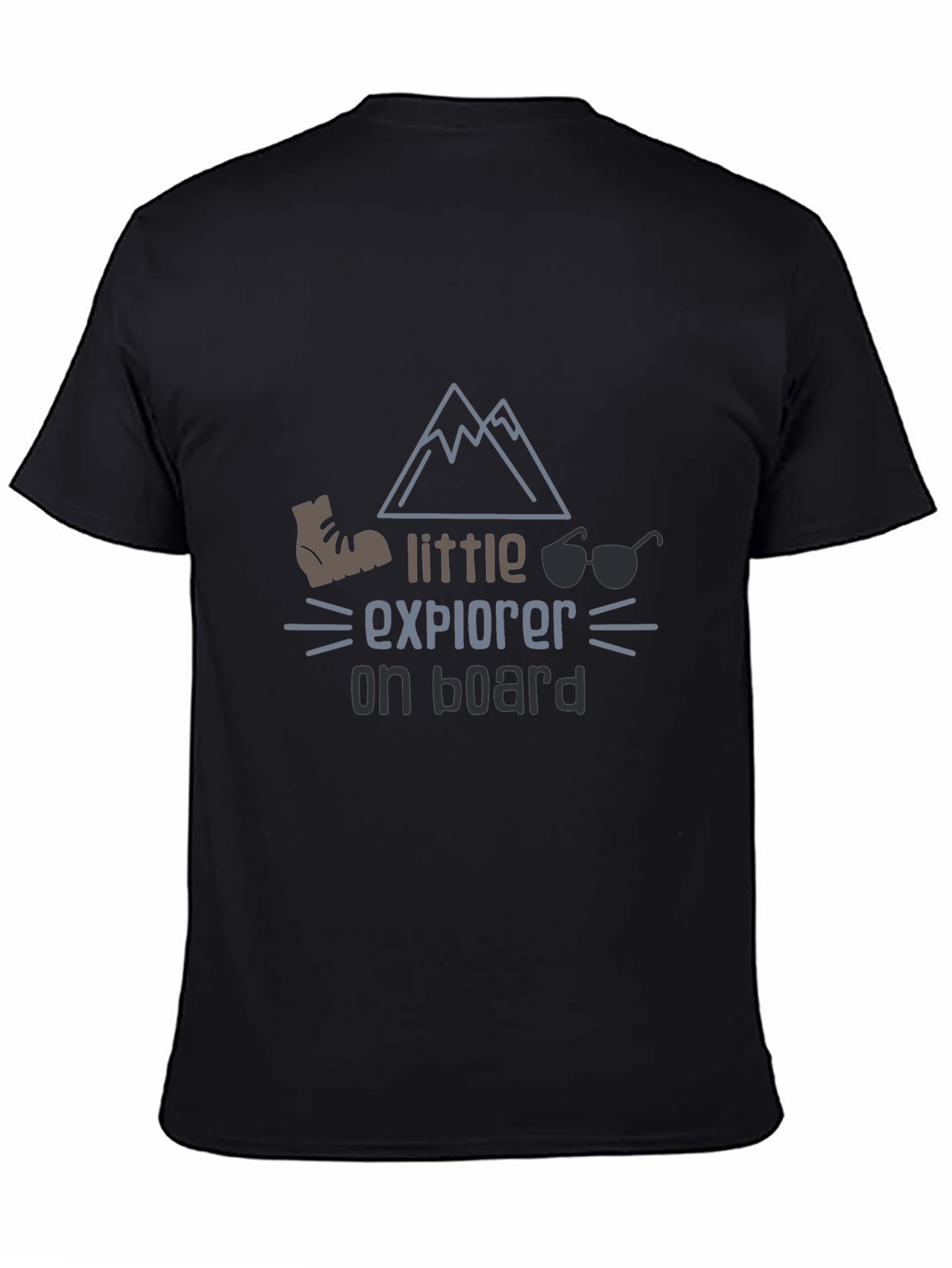 Little Explorer On Board Graphic T-Shirt - Kids Adventure