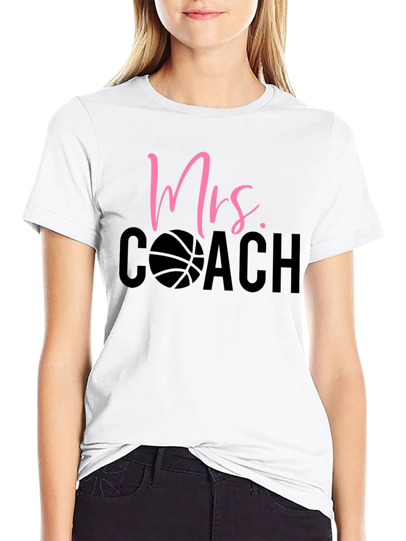 Mrs. Coach Graphic T-Shirt