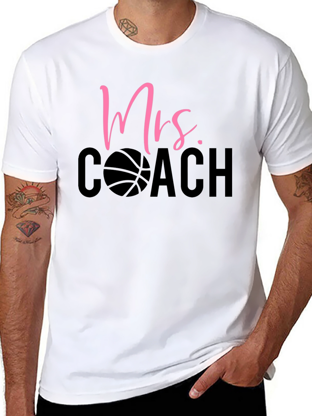 Mrs. Coach Graphic T-Shirt