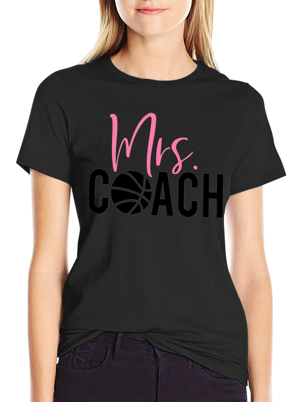 Mrs. Coach Graphic T-Shirt