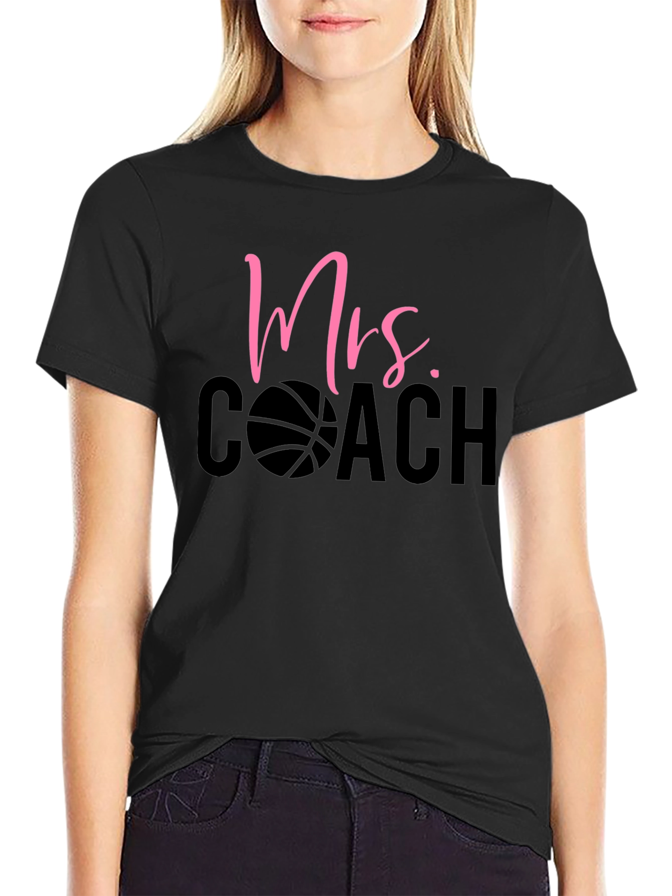 Mrs. Coach Graphic T-Shirt