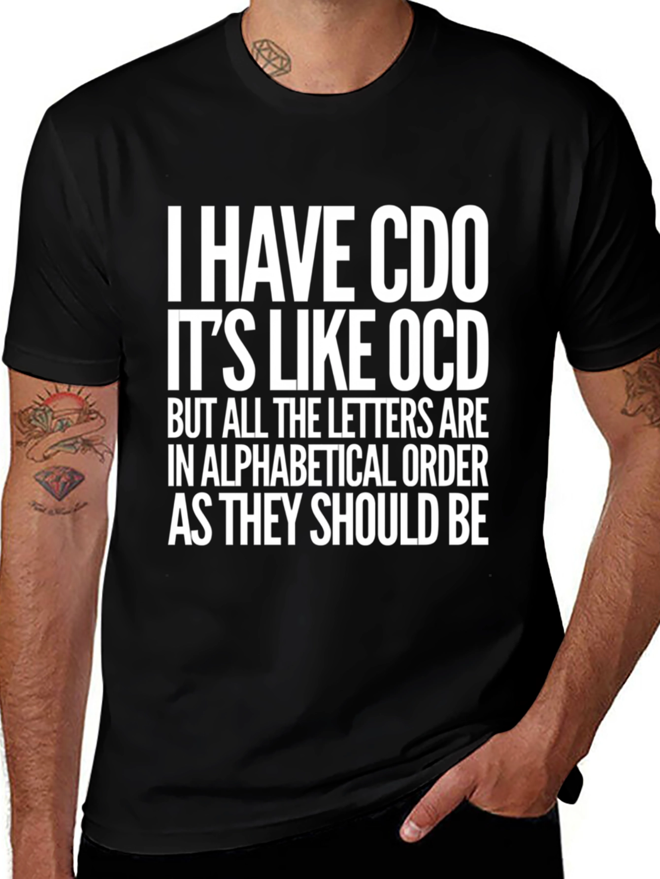 CDO Alphabetical Order Funny T-Shirt