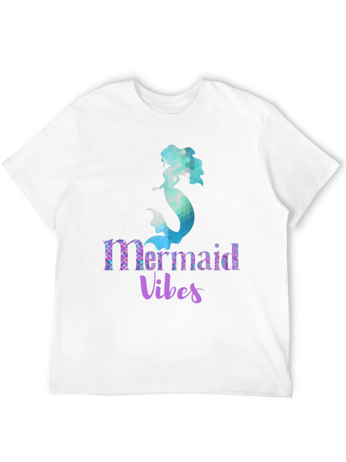 Mermaid Vibes Graphic Tee - Black Unisex T-Shirt