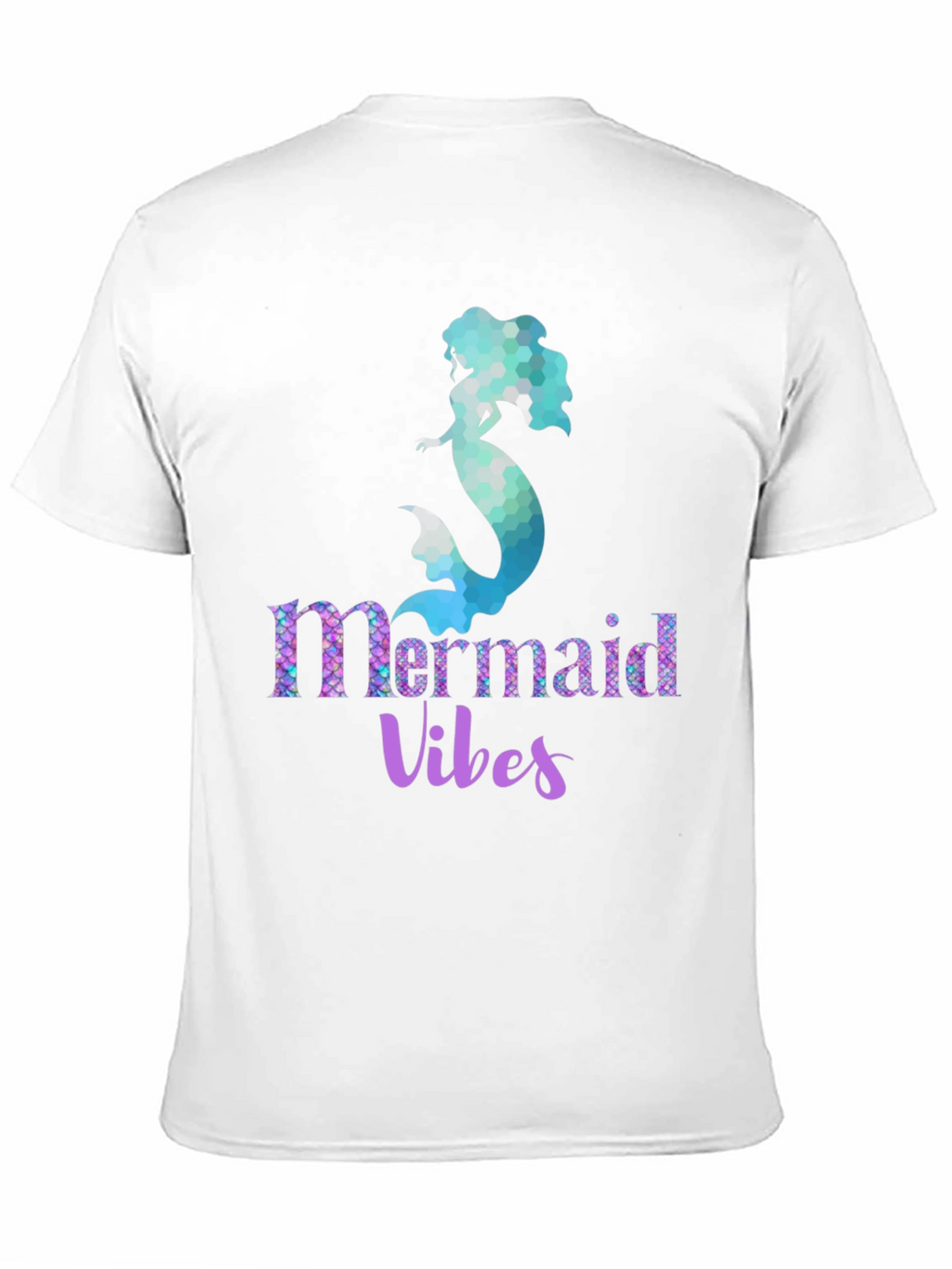Mermaid Vibes Graphic Tee - Black Unisex T-Shirt