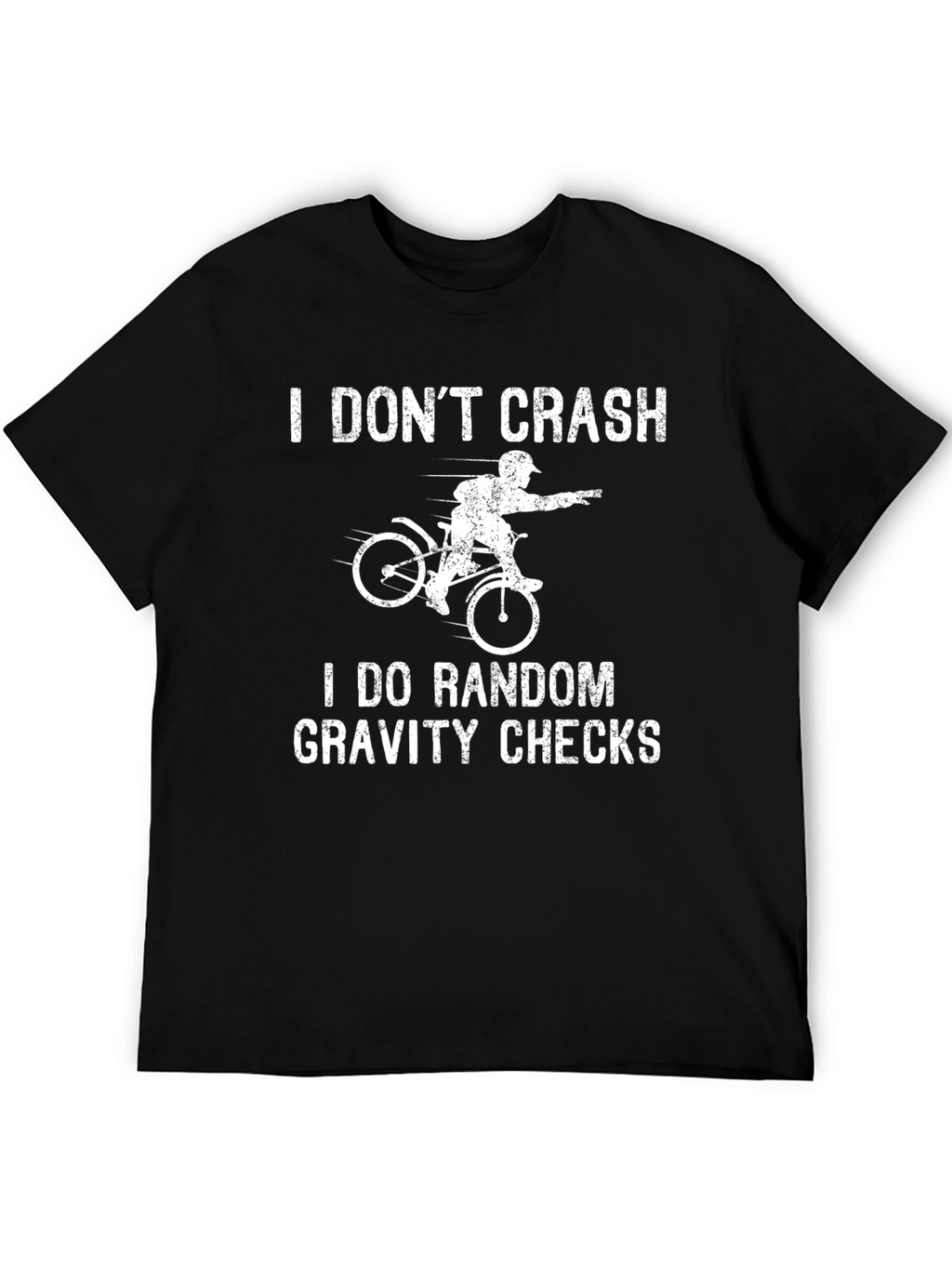 Funny Mountain Bike T-Shirt - Random Gravity Checks