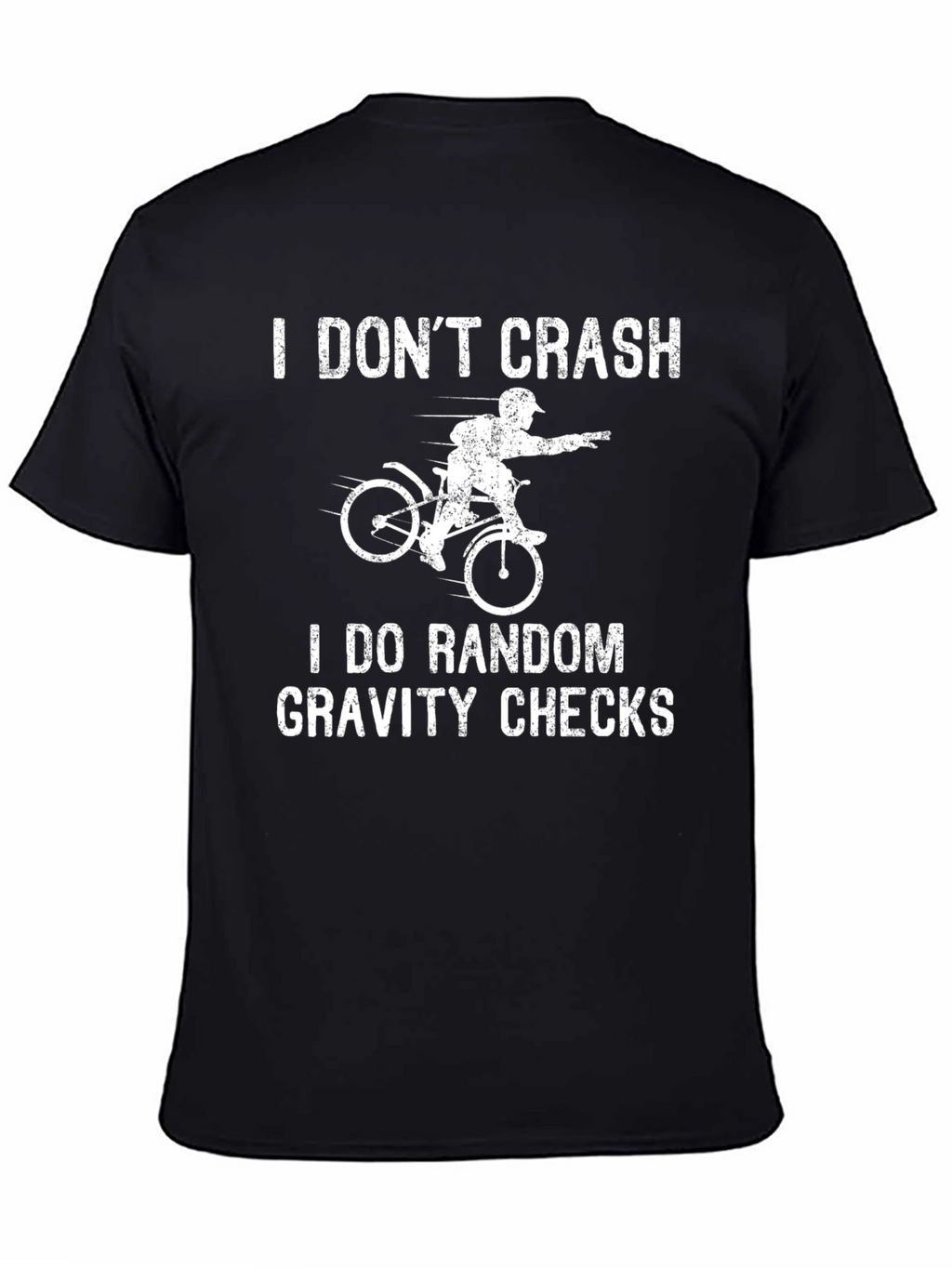 Funny Mountain Bike T-Shirt - Random Gravity Checks