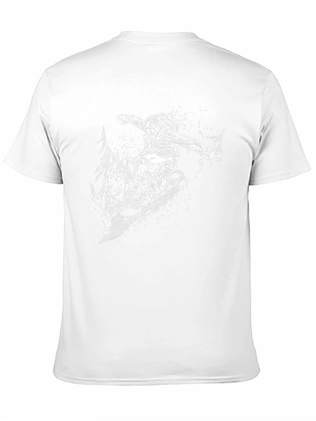 Snowboarder Graphic Black T-Shirt