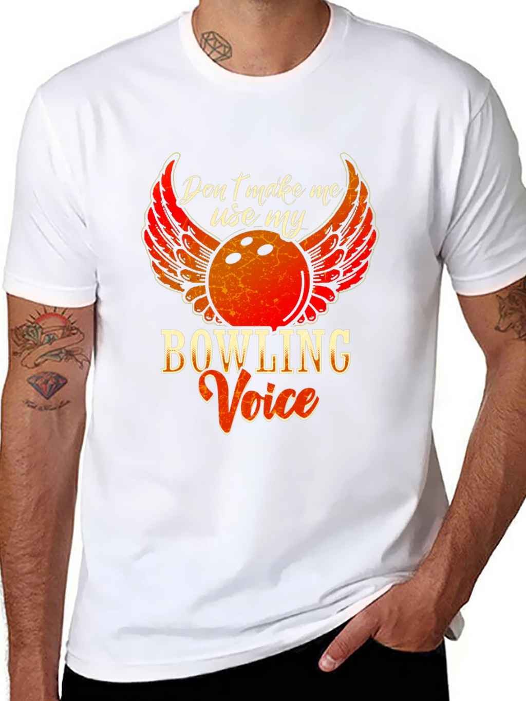 Bowling Voice Graphic T-Shirt