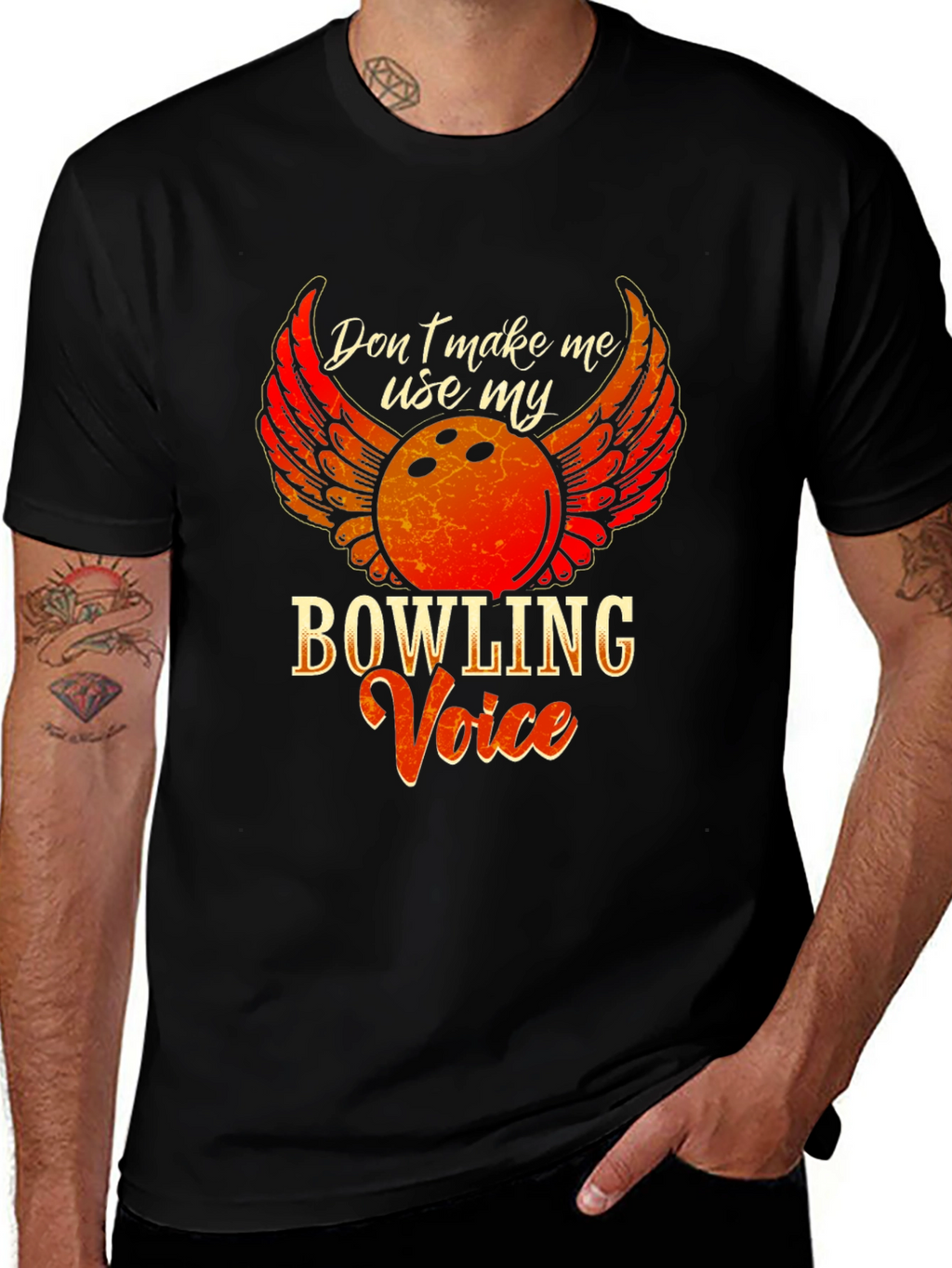 Bowling Voice Graphic T-Shirt
