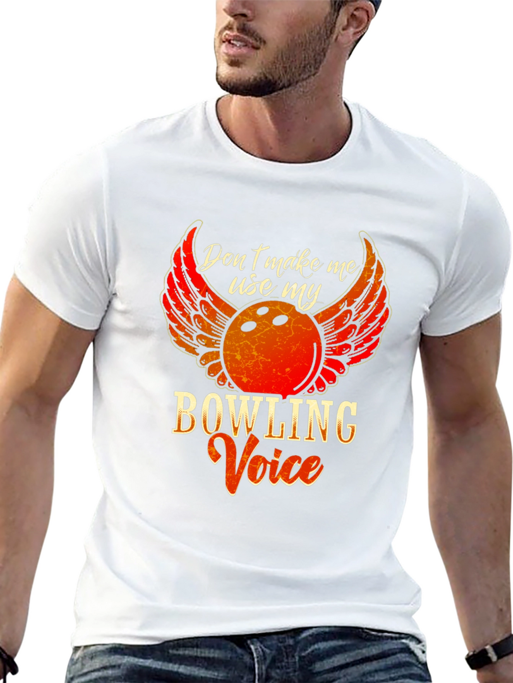 Bowling Voice Graphic T-Shirt