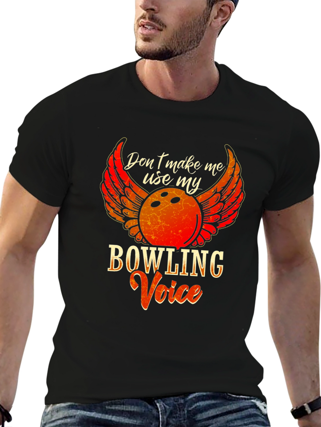 Bowling Voice Graphic T-Shirt