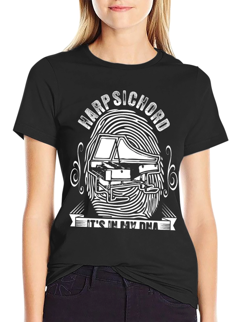 Harpsichord DNA T-Shirt - Music Lover Tee