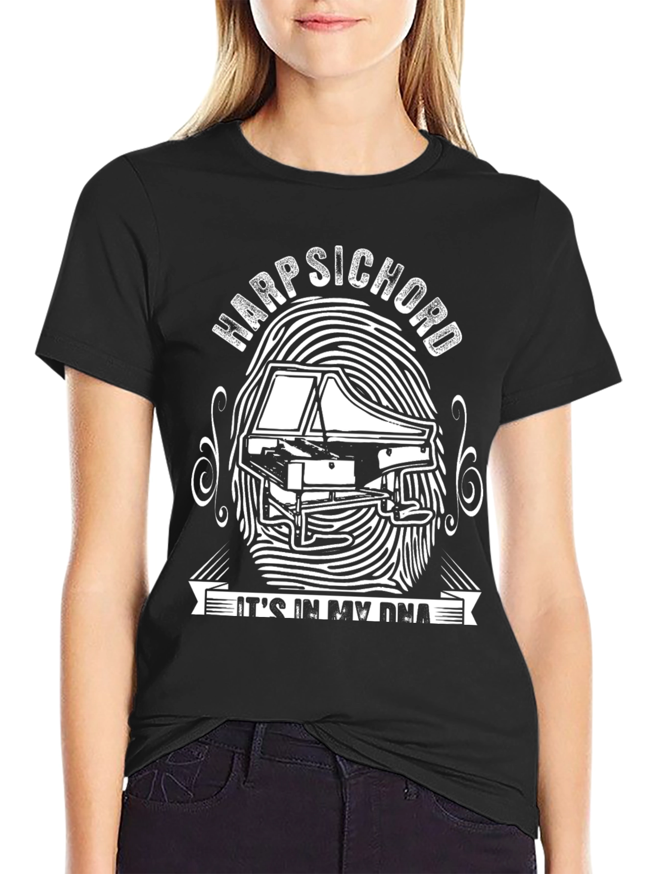Harpsichord DNA T-Shirt - Music Lover Tee