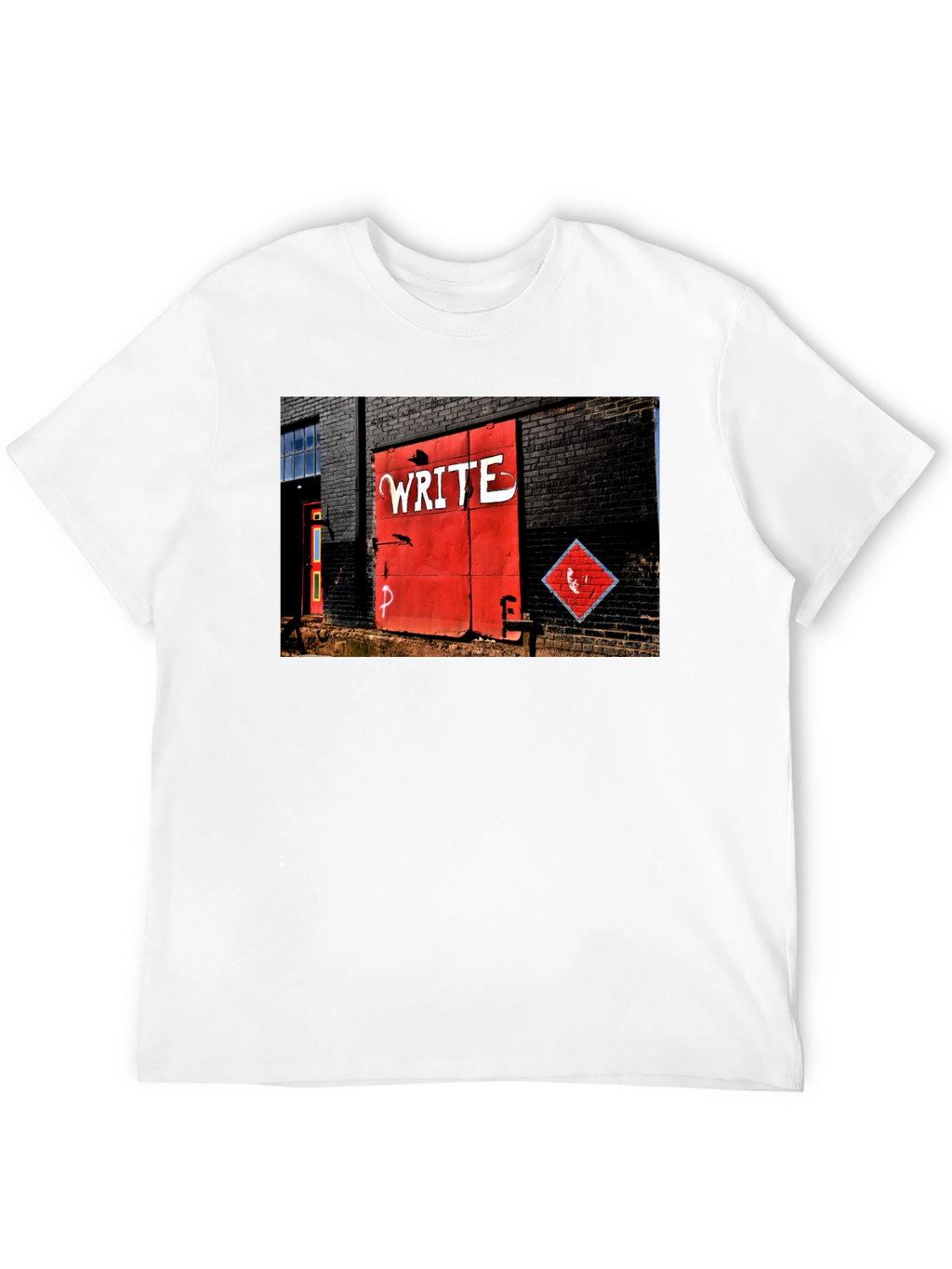 Urban Art Tee - Write on Brick