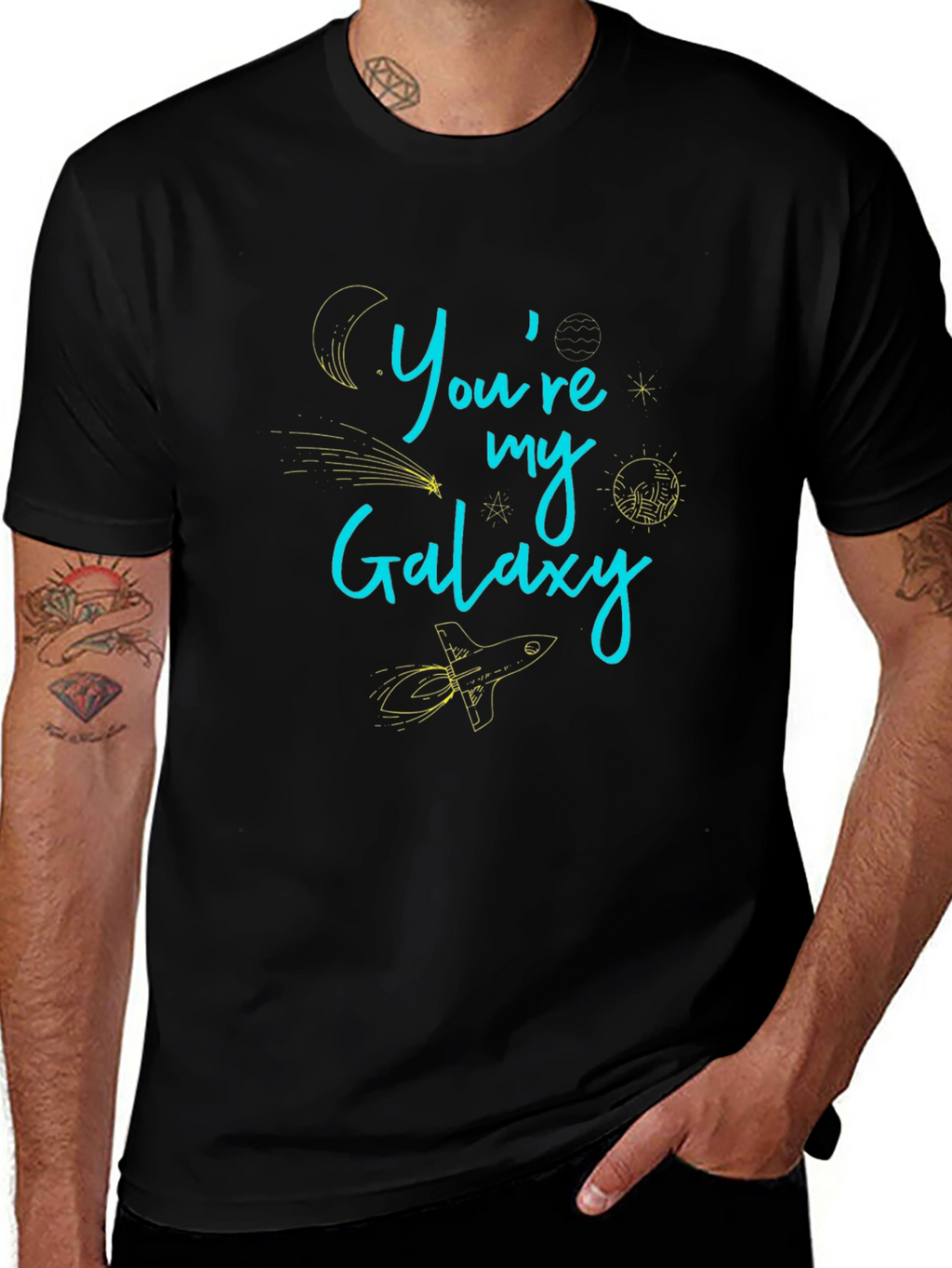 Youre My Galaxy Graphic T-Shirt - Trendy Casual Wear