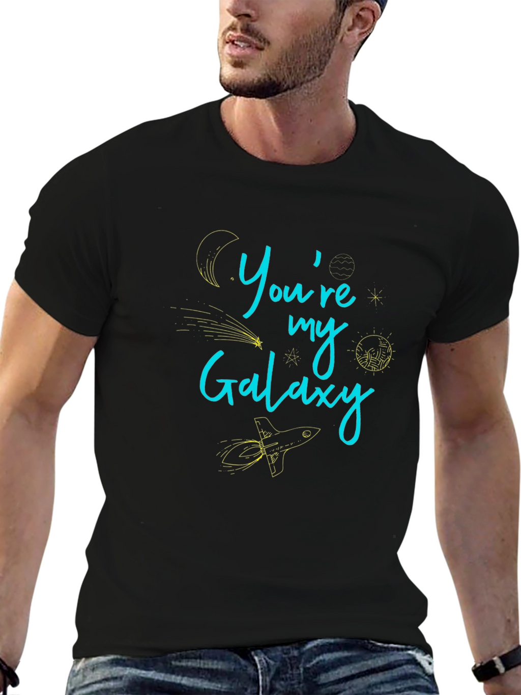 Youre My Galaxy Graphic T-Shirt - Trendy Casual Wear
