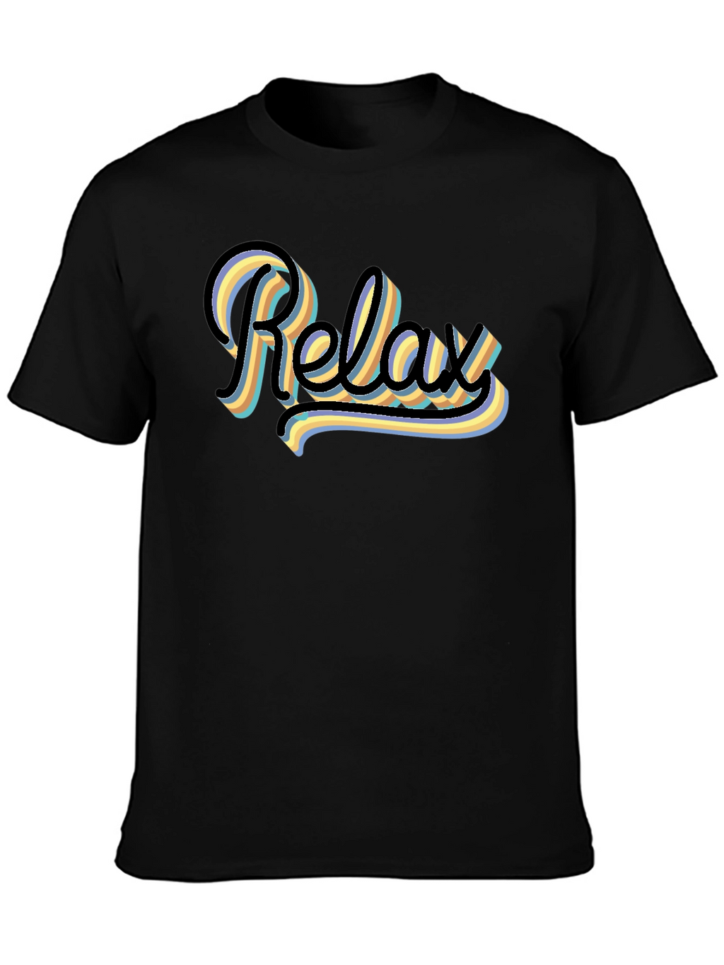 Relax Graphic T-Shirt - Retro Style