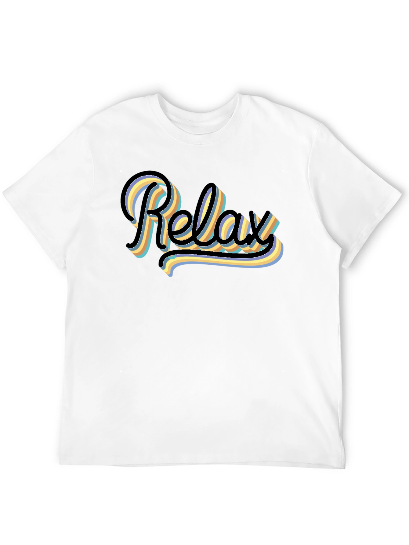 Relax Graphic T-Shirt - Retro Style
