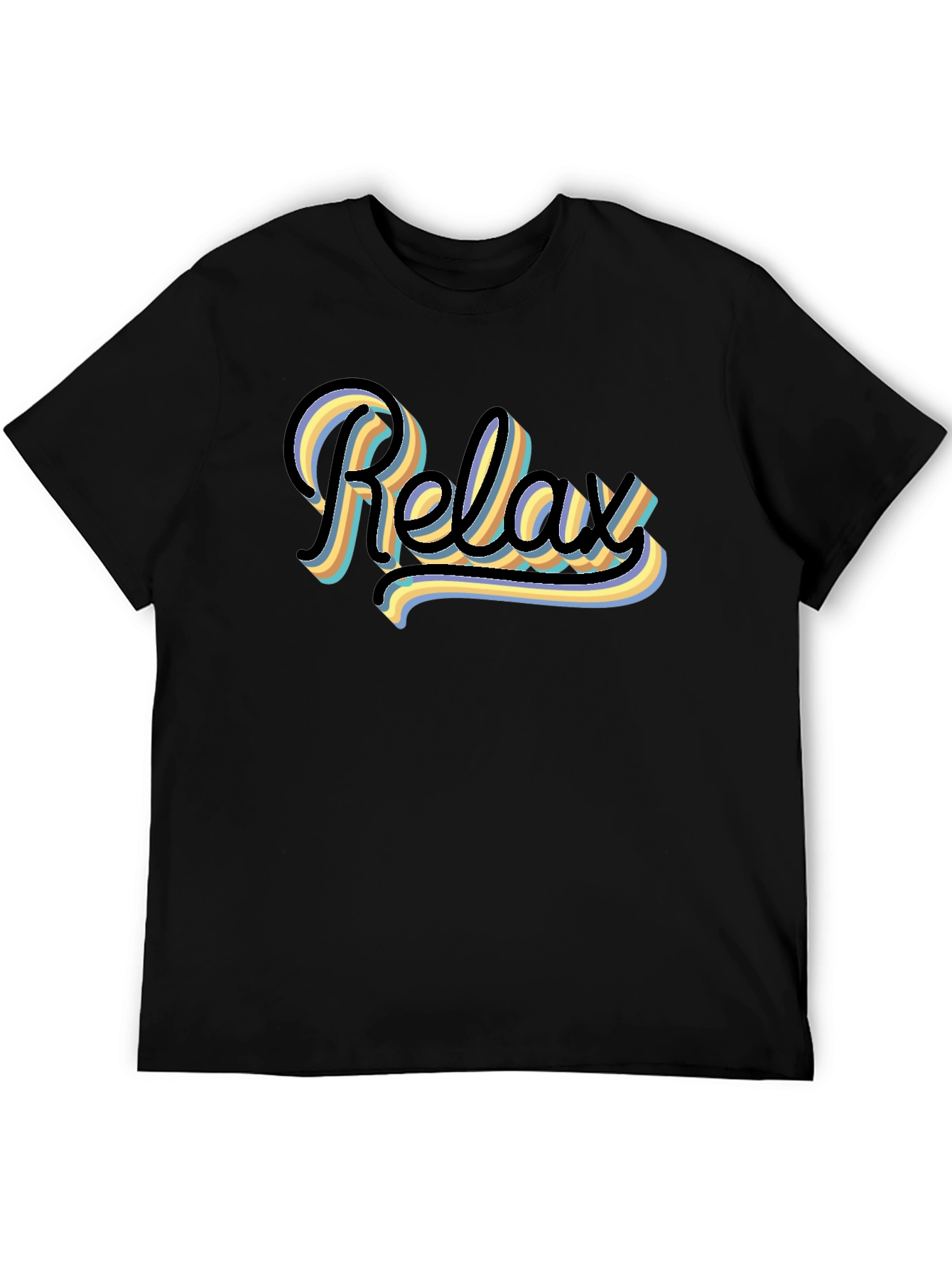 Relax Graphic T-Shirt - Retro Style