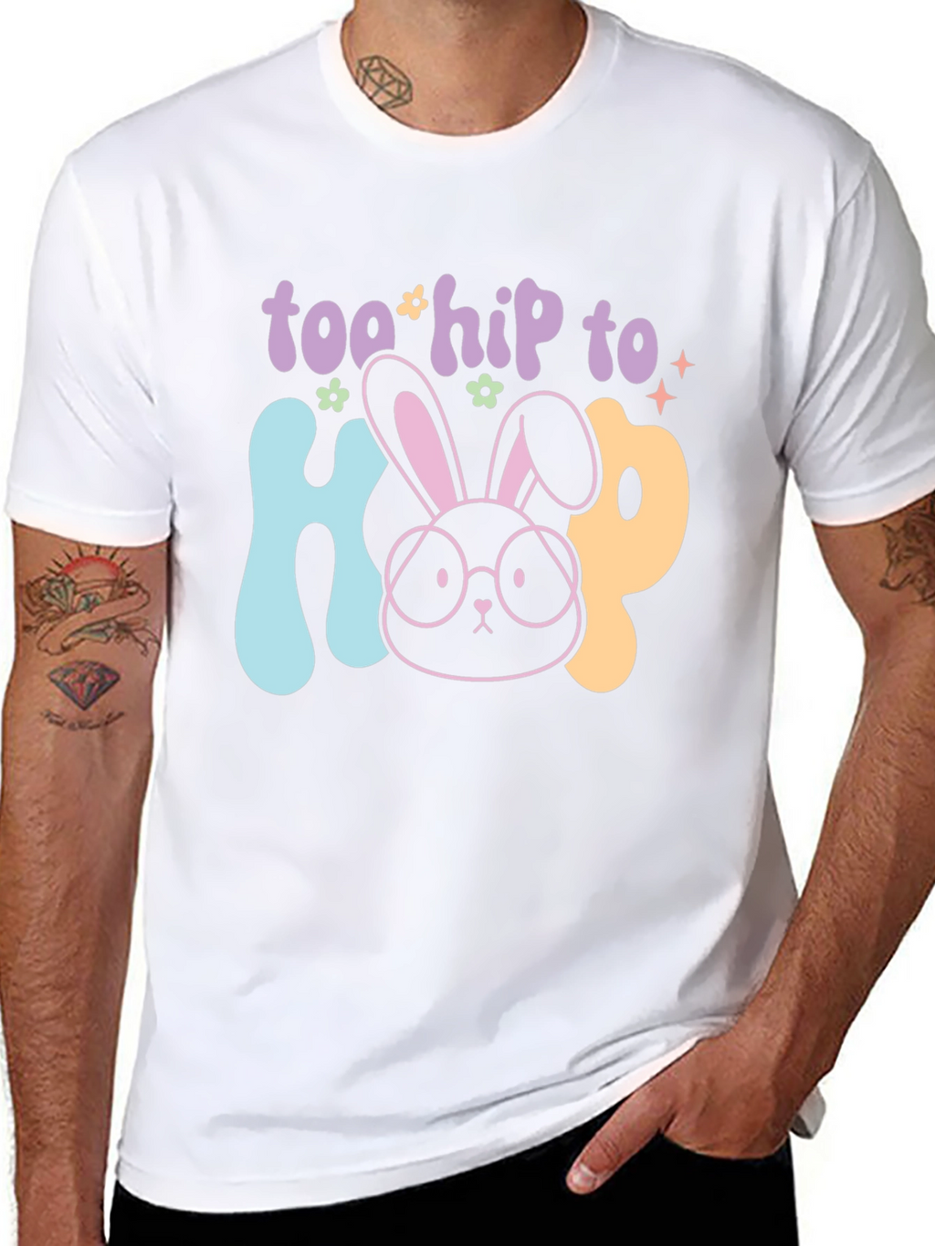 Too Hip to Hop Easter T-Shirt