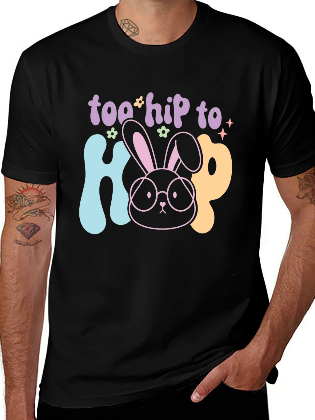 Too Hip to Hop Easter T-Shirt
