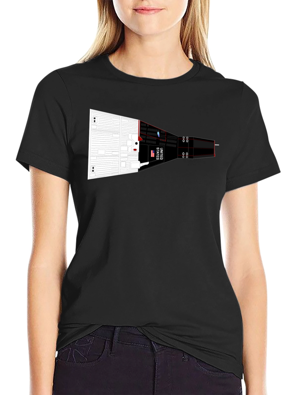 Rocket Spacecraft Graphic Tee