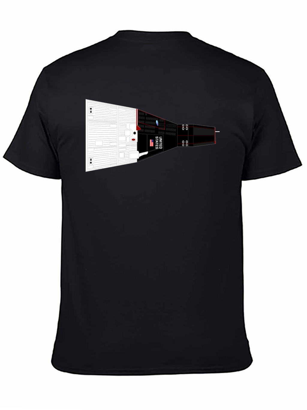 Rocket Spacecraft Graphic Tee