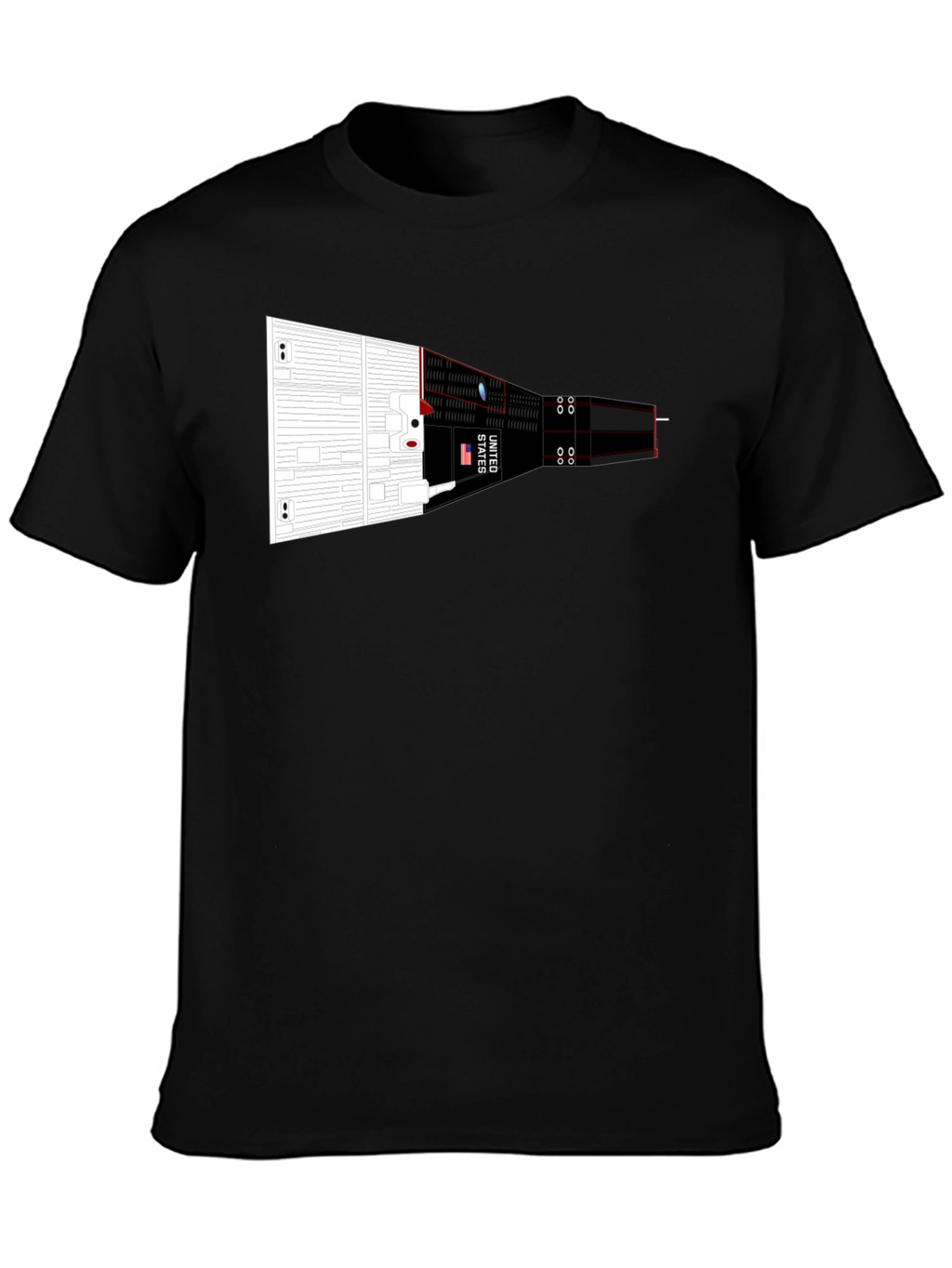 Rocket Spacecraft Graphic Tee