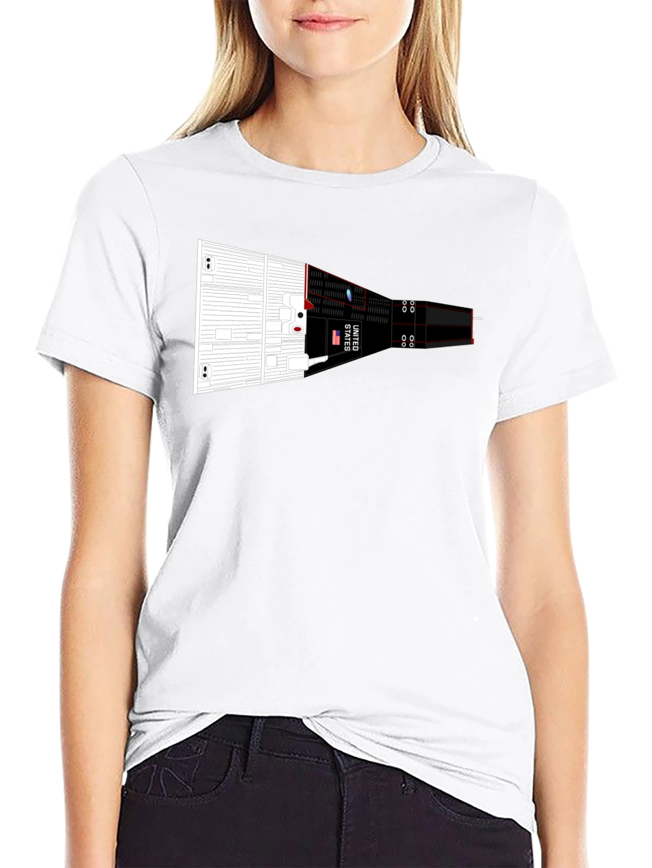 Rocket Spacecraft Graphic Tee