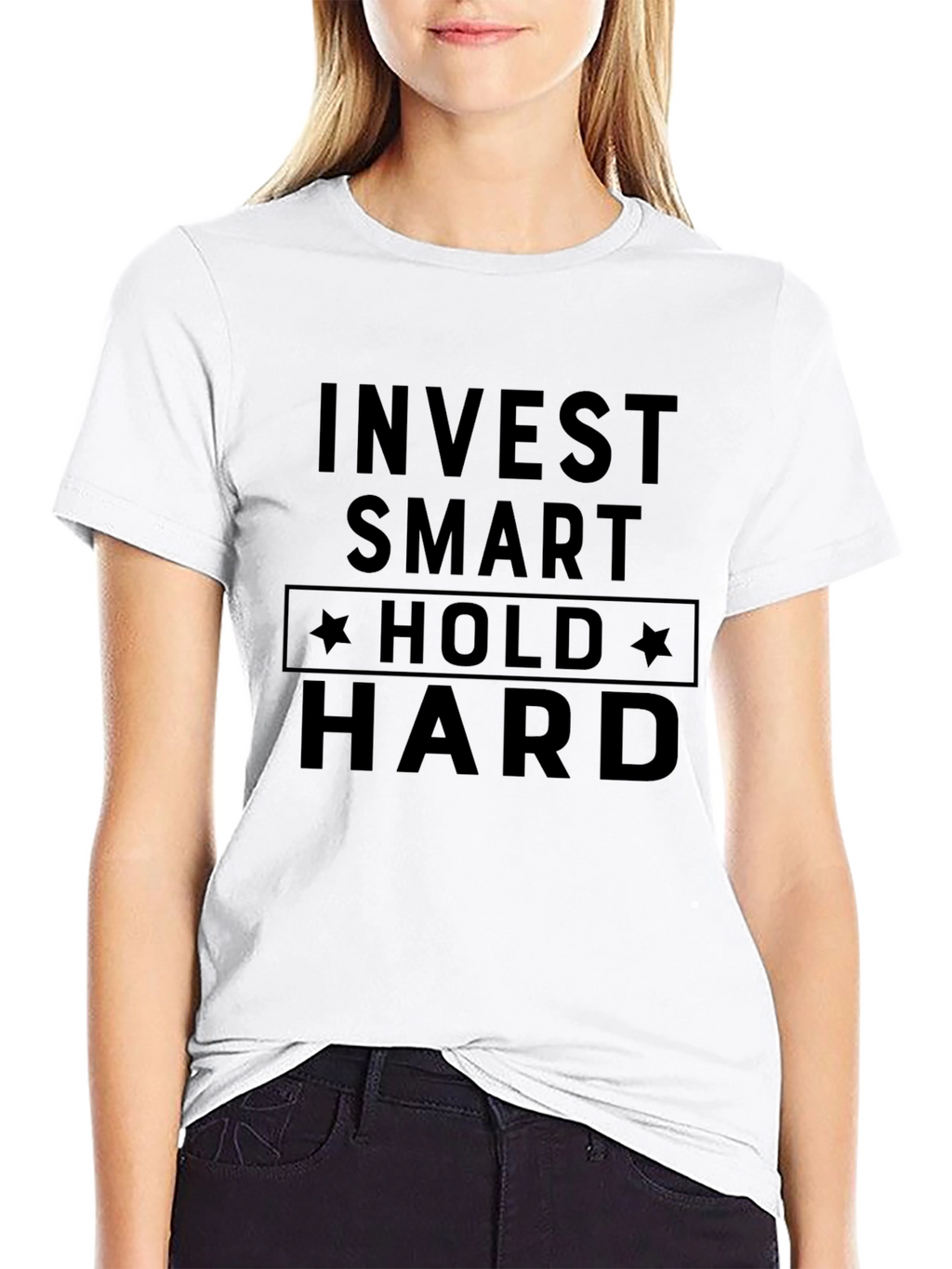 Invest Smart Hold Hard Graphic Tee