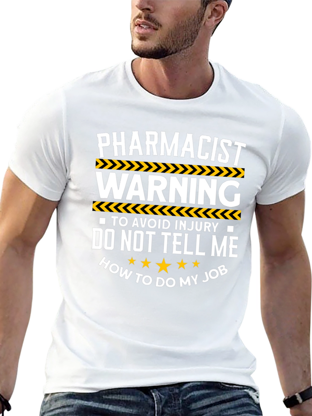 Pharmacist Warning Graphic T-Shirt