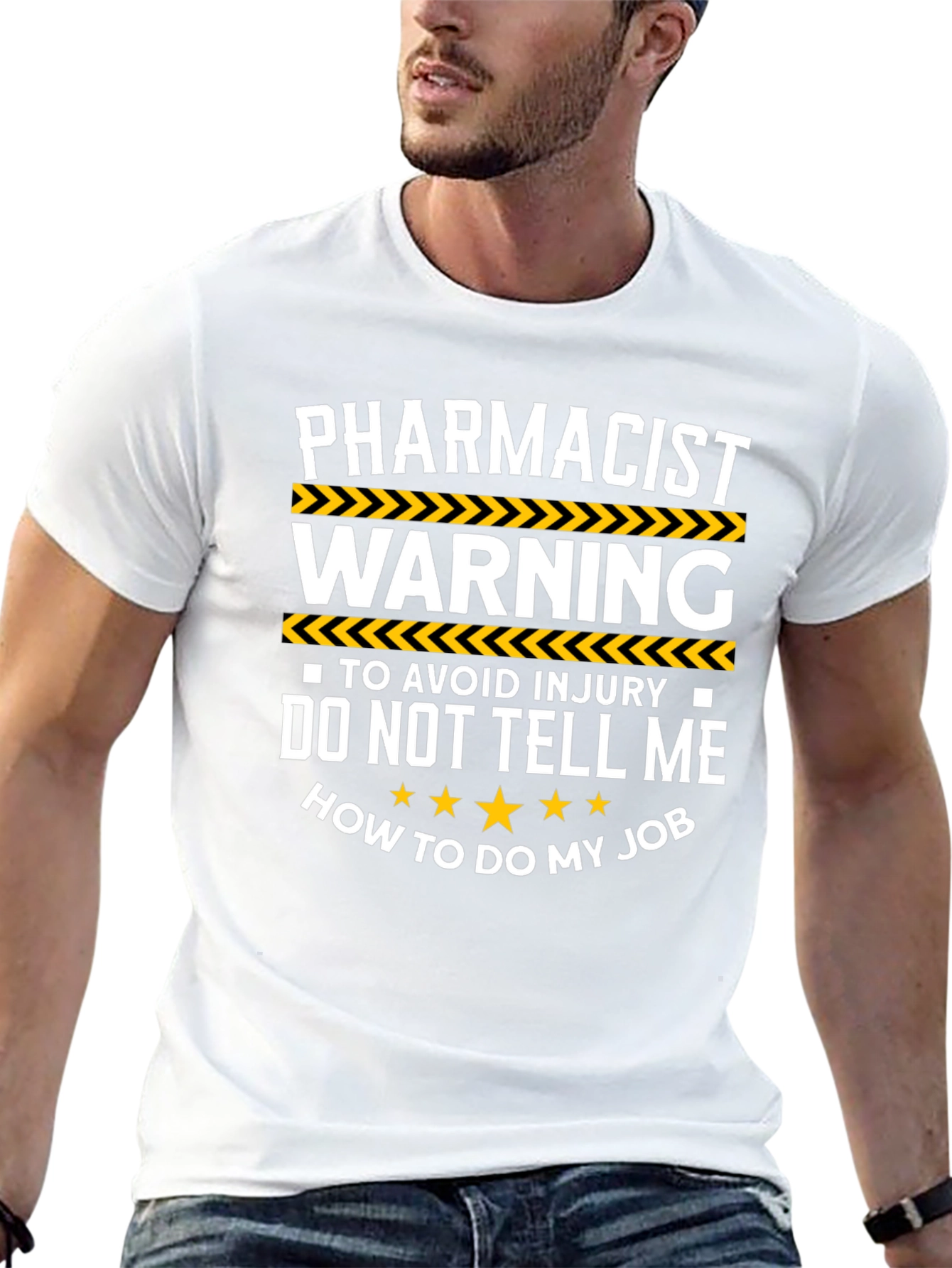 Pharmacist Warning Graphic T-Shirt